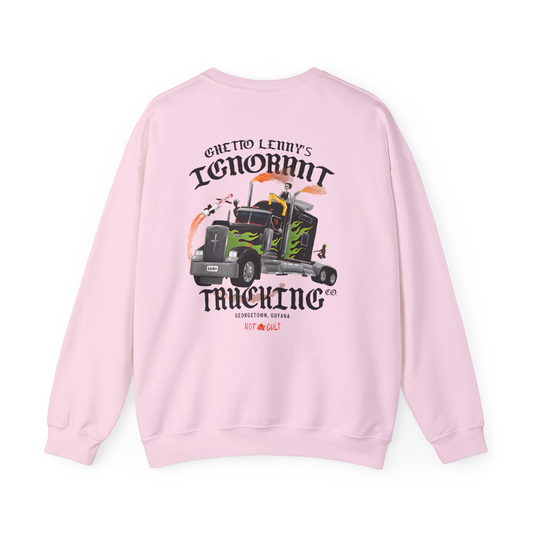 Saint Jhn Ghetto Lenny's Trucking Co. Unisex Heavy Blendâ„¢ Crewneck Sweatshirt
