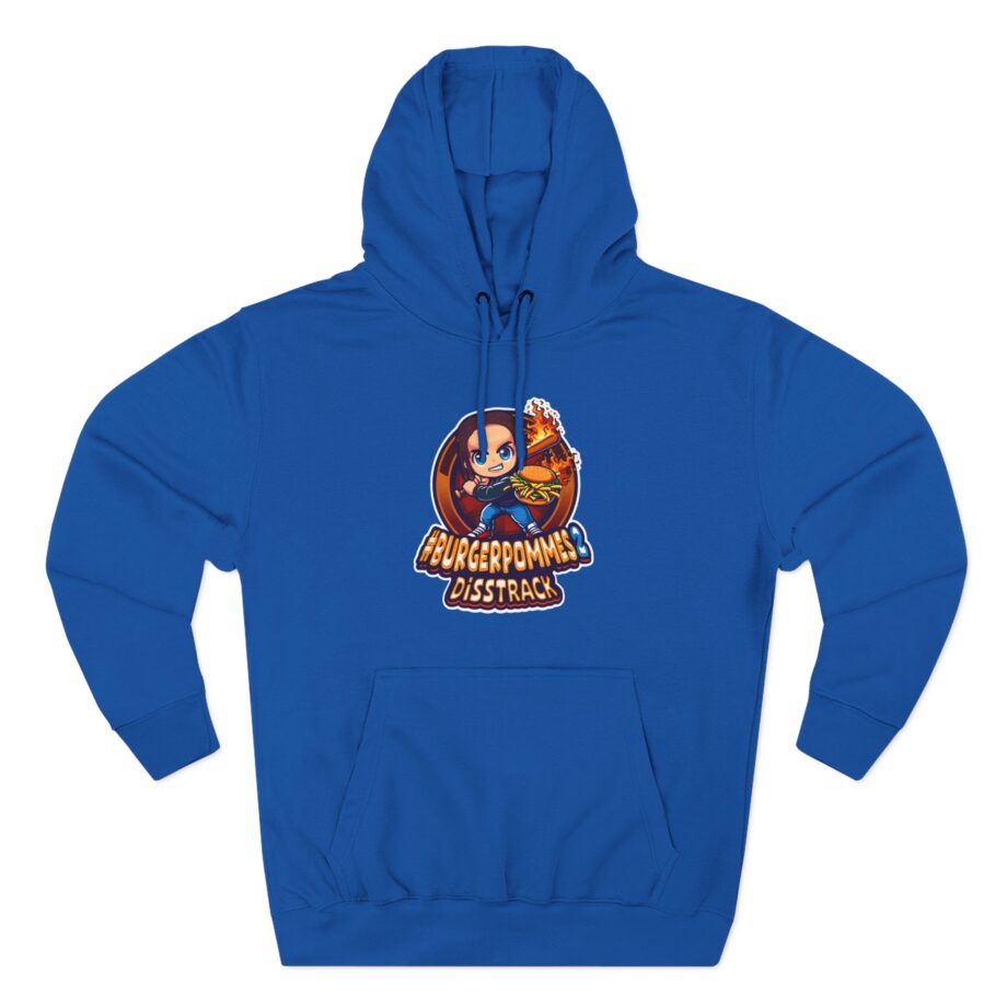 Burger Pommes Three-Panel Fleece Hoodie