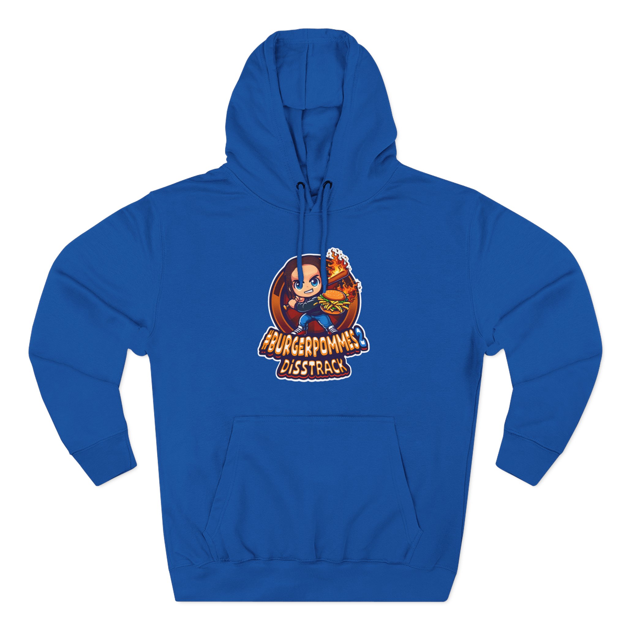 Burger Pommes Three-Panel Fleece Hoodie