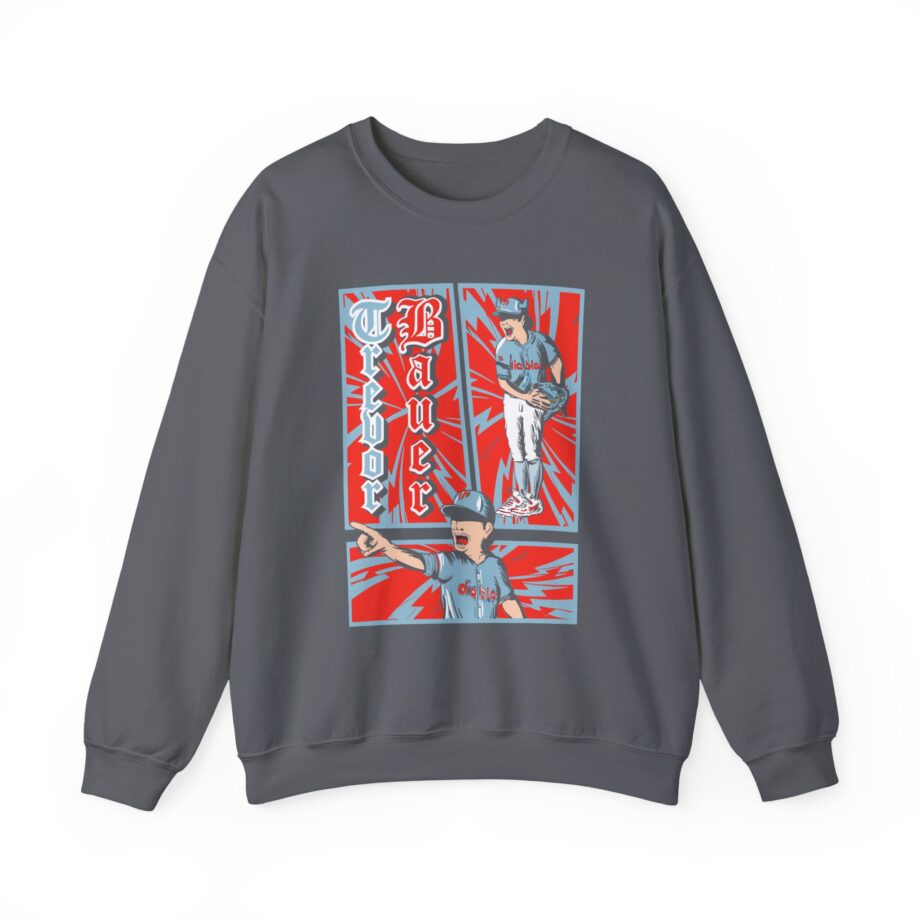 Trevor Bauer Diablo's Comic Strip Unisex Heavy Blend™ Crewneck Sweatshirt