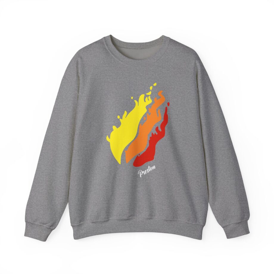 Preston Flame Unisex Heavy Blend™ Crewneck Sweatshirt