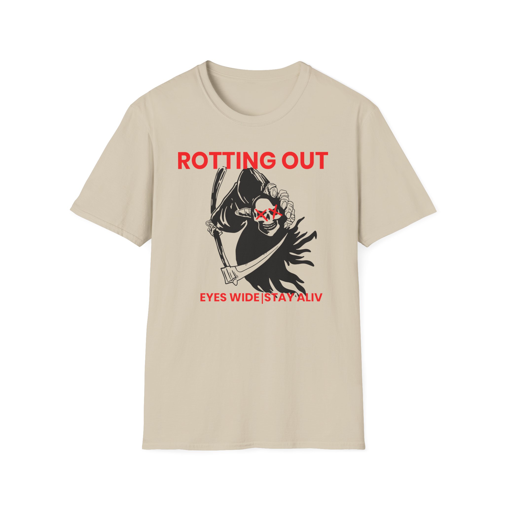 Rotting Out Eyes Wide Stay Alive Unisex Softstyle T-Shirt