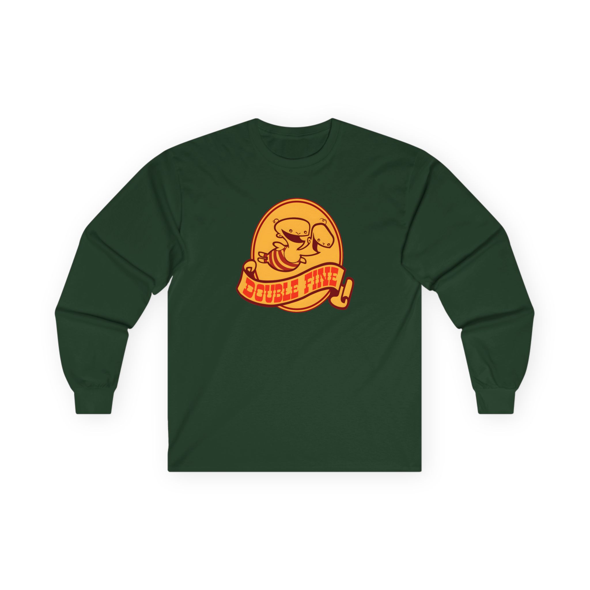 Double Fine Golden Two-headed Baby Unisex Ultra Cotton Long Sleeve Tee