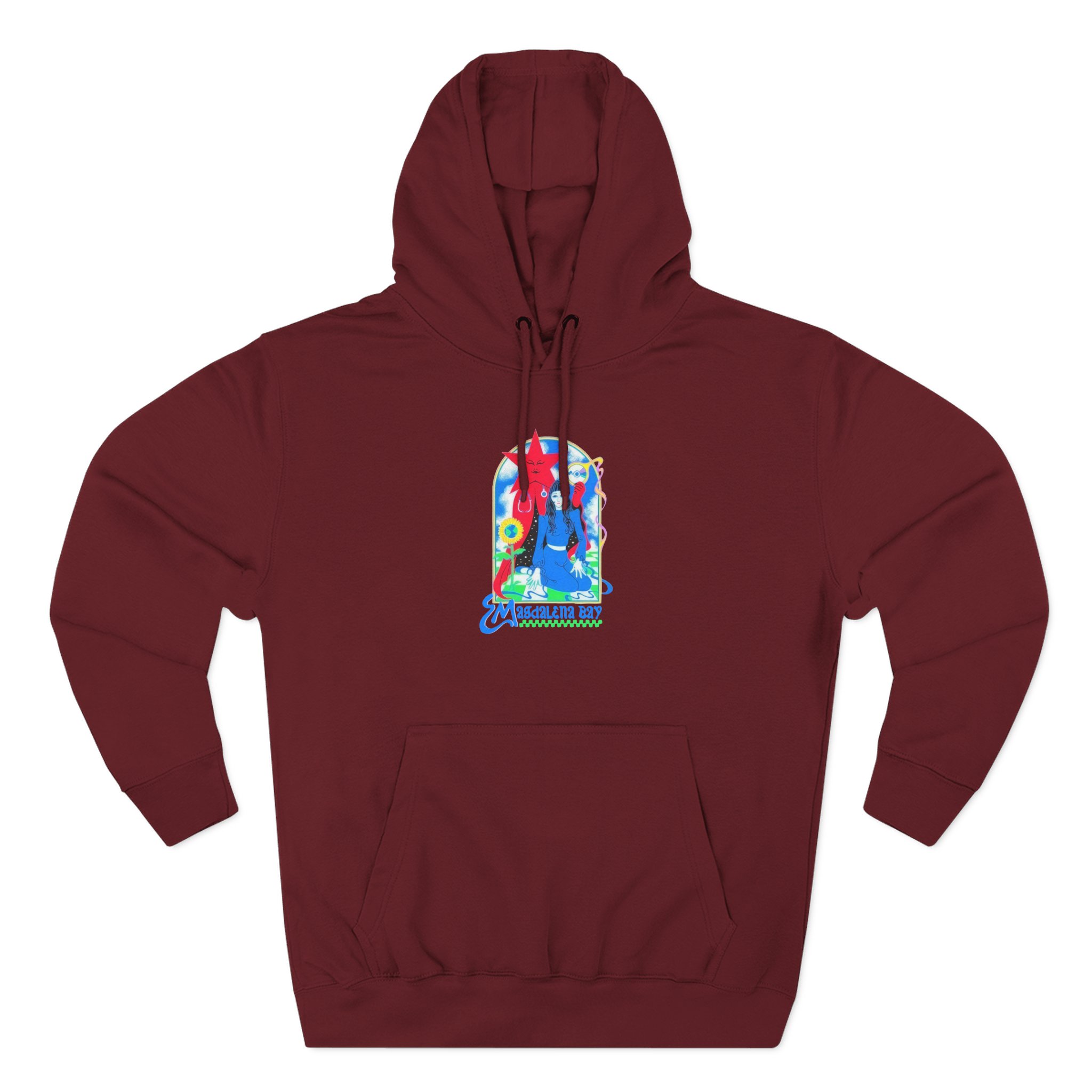 Magdalena Bay Imaginal Disk Album  Three-Panel Fleece Hoodie