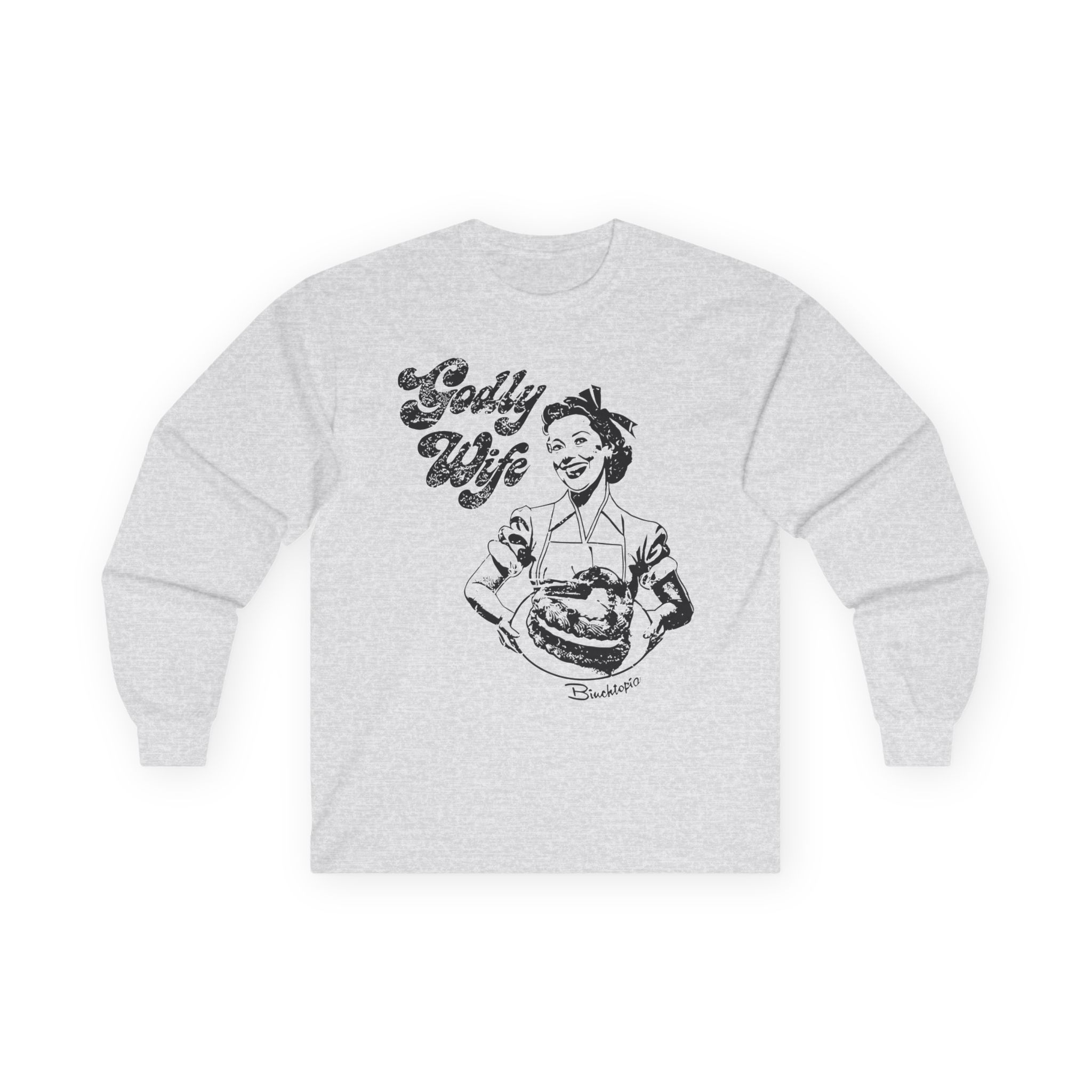 Binchtopia Godly Wife Unisex Ultra Cotton Long Sleeve Tee