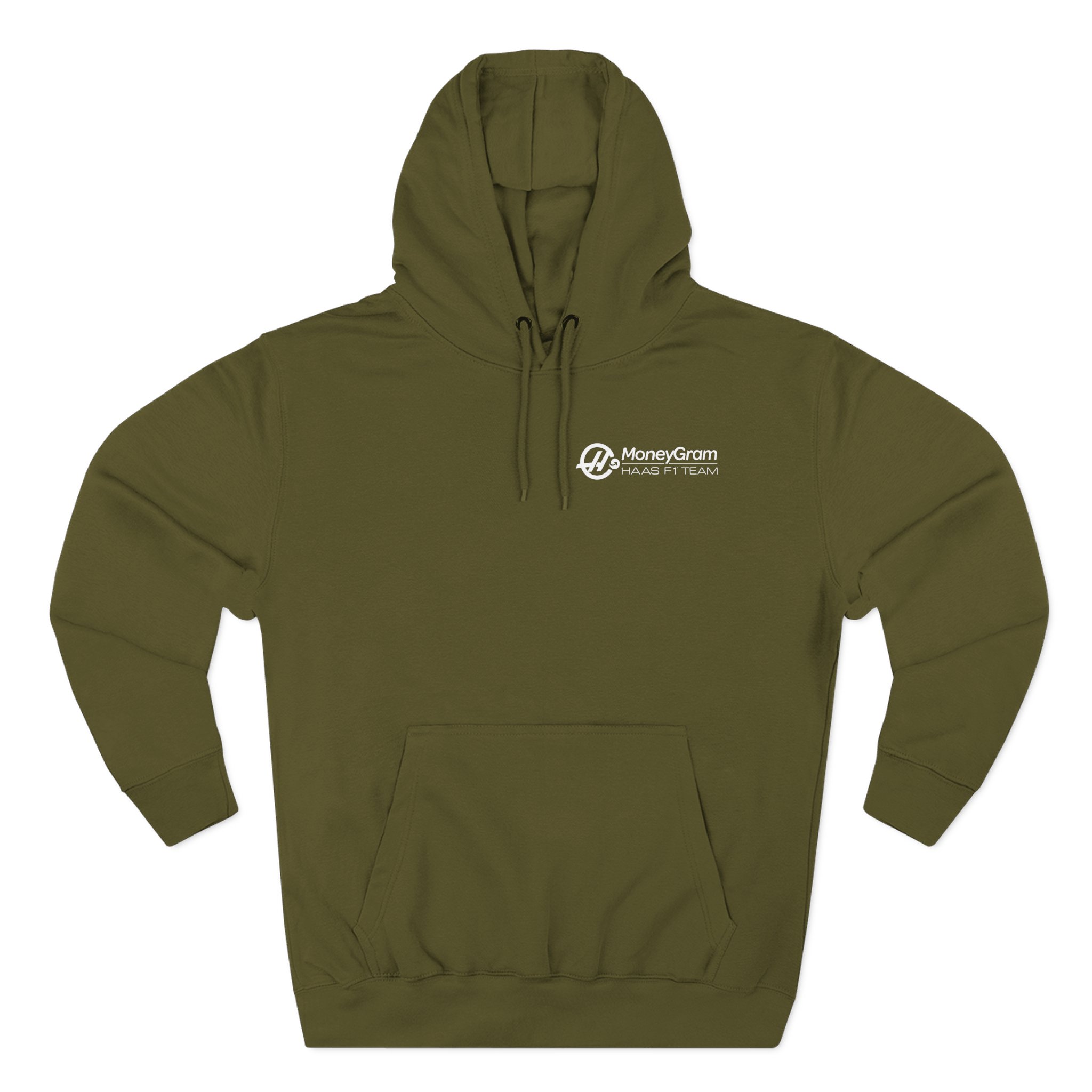 Haas F1 Dynamic Roundel Three-Panel Fleece Hoodie