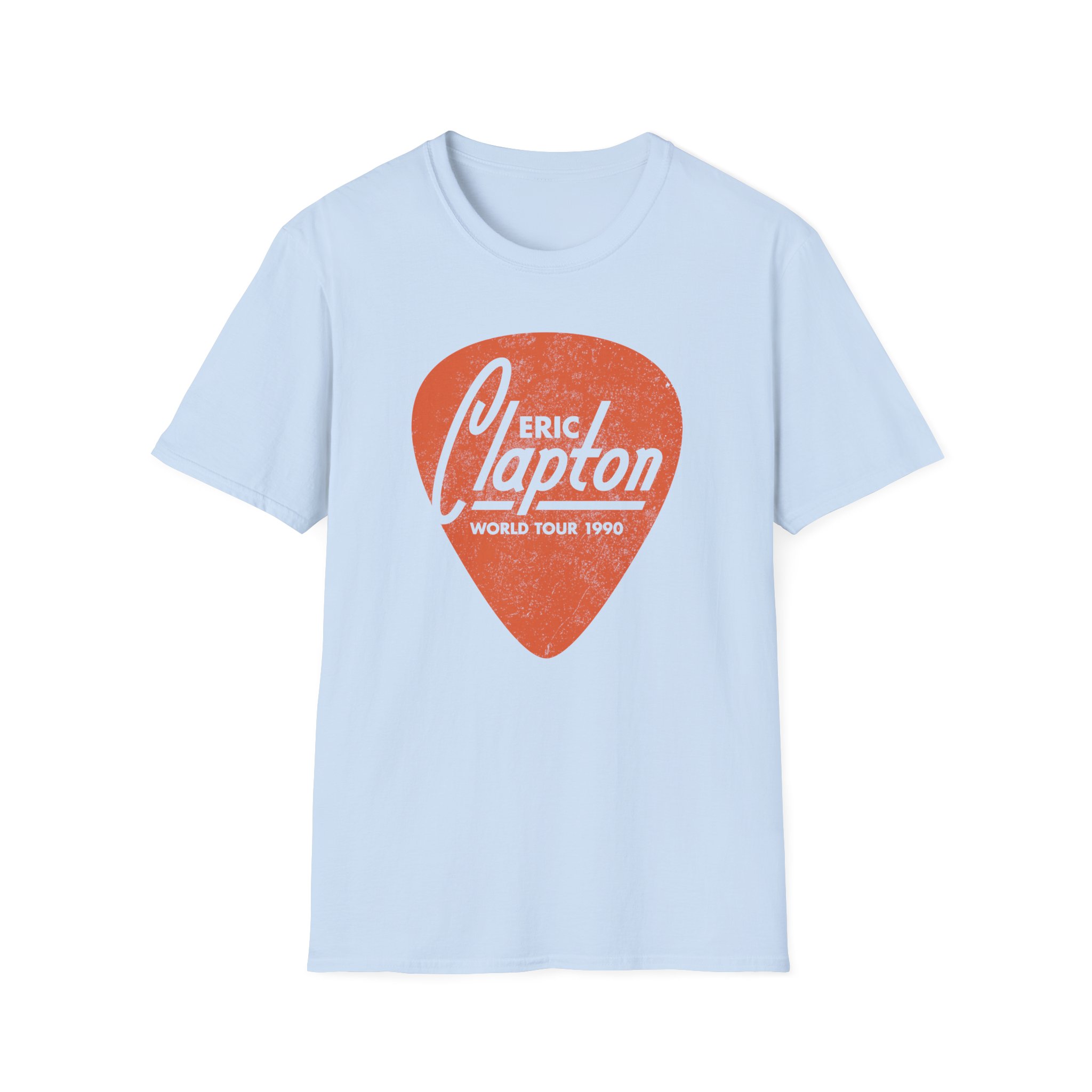 Eric Clapton Guitar Pick Unisex Softstyle T-Shirt