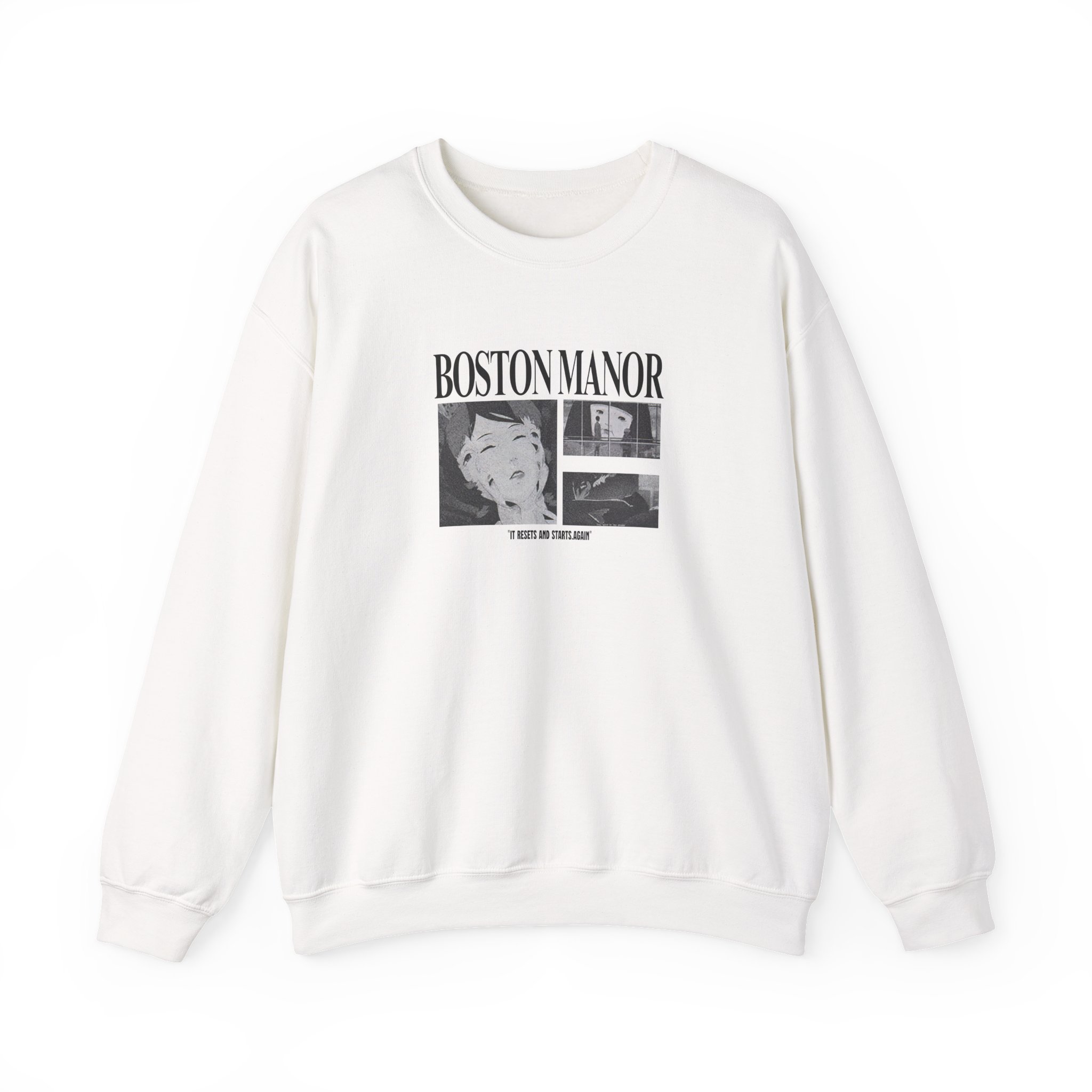 Boston Manor Paprika Unisex Heavy Blendâ„¢ Crewneck Sweatshirt