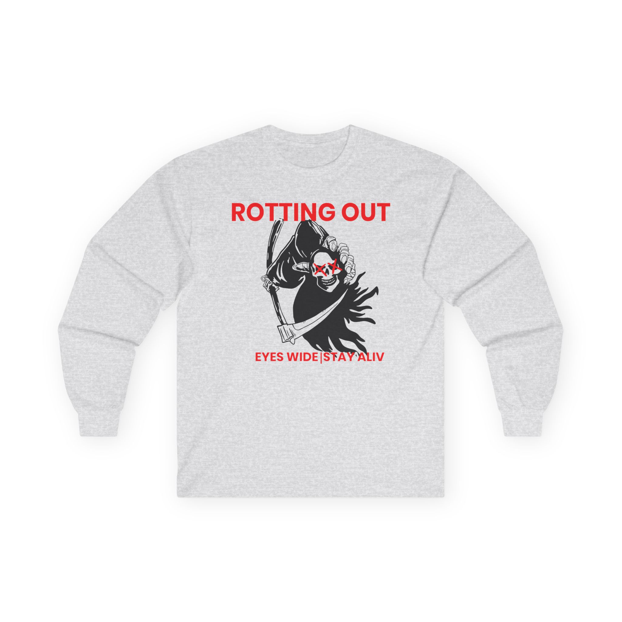 Rotting Out Eyes Wide Stay Alive Unisex Ultra Cotton Long Sleeve Tee