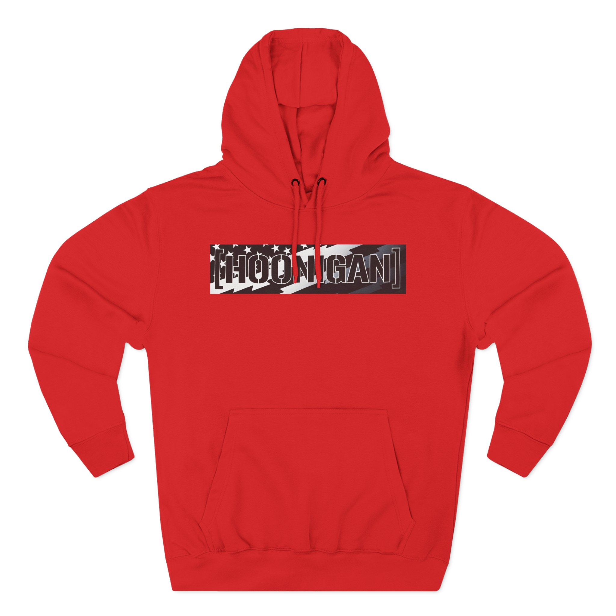 Ken Block Hoonigan Stars & Stripes Censor Bar Three-Panel Fleece Hoodie