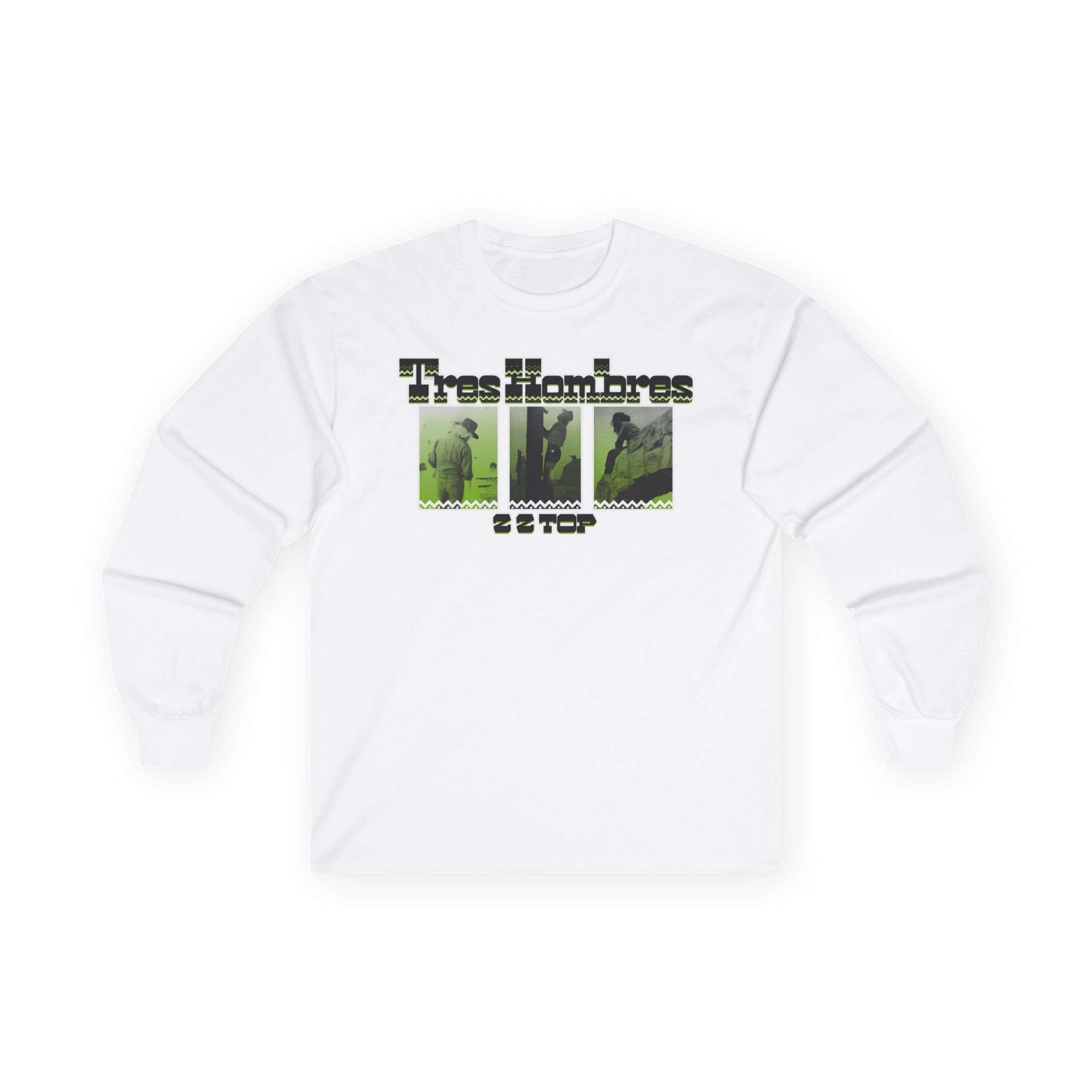 ZZ Top 3 Hombres Unisex Ultra Cotton Long Sleeve Tee