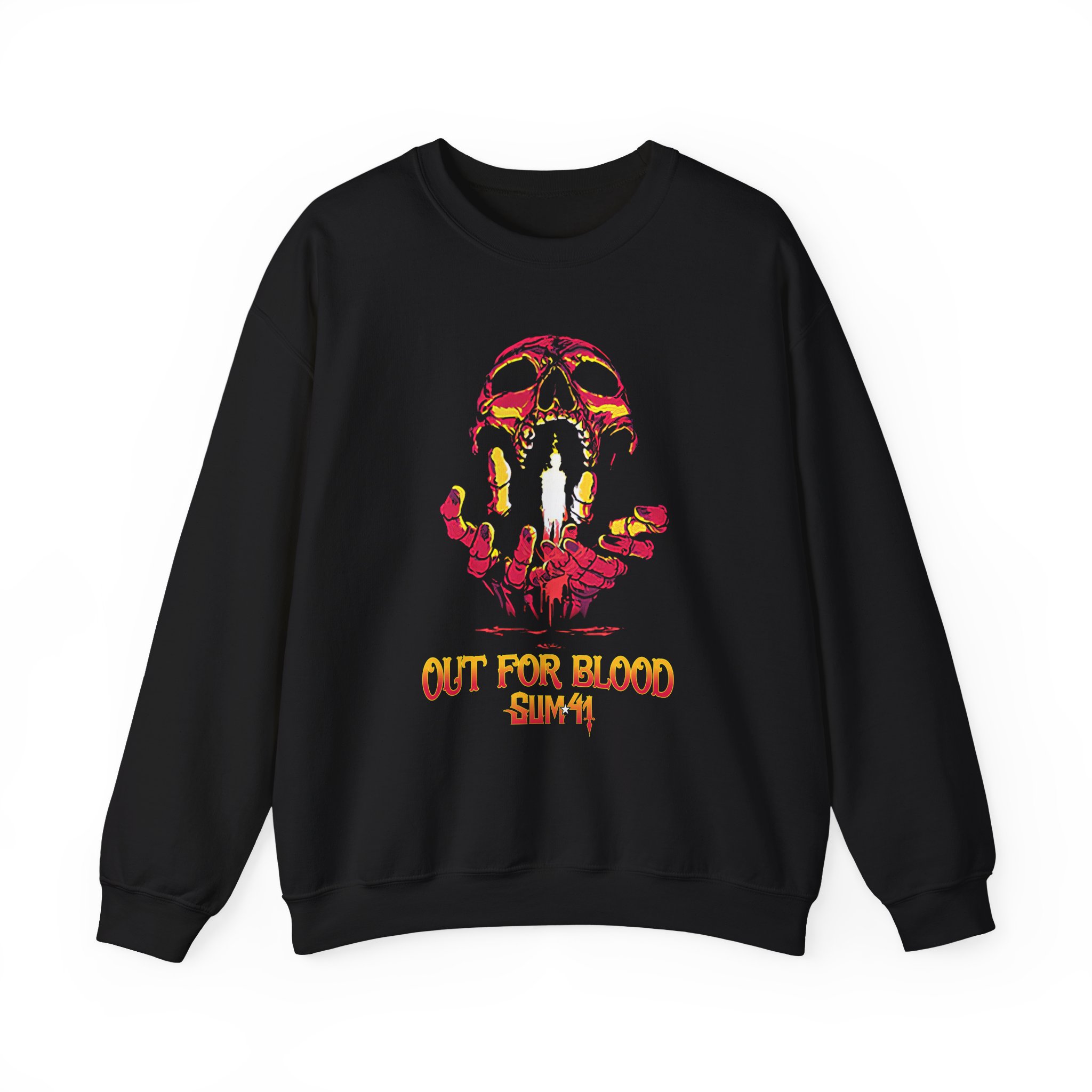 Sum 41 Out for Blood Unisex Heavy Blendâ„¢ Crewneck Sweatshirt