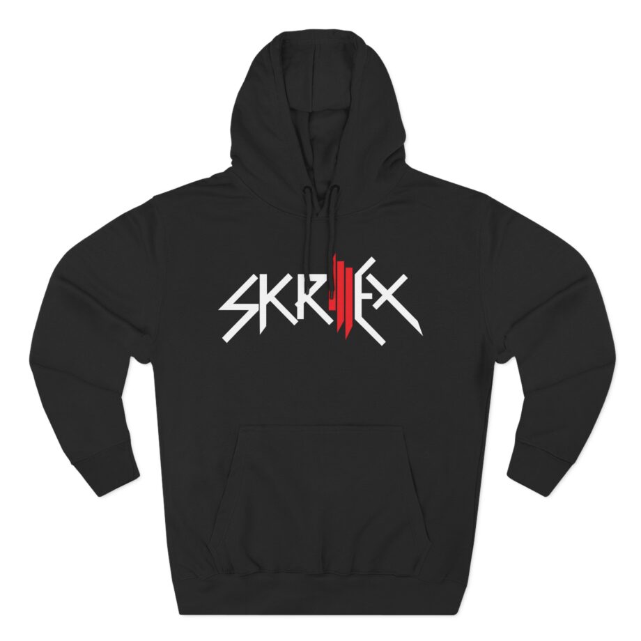 Skrillex Logo Three-Panel Fleece Hoodie