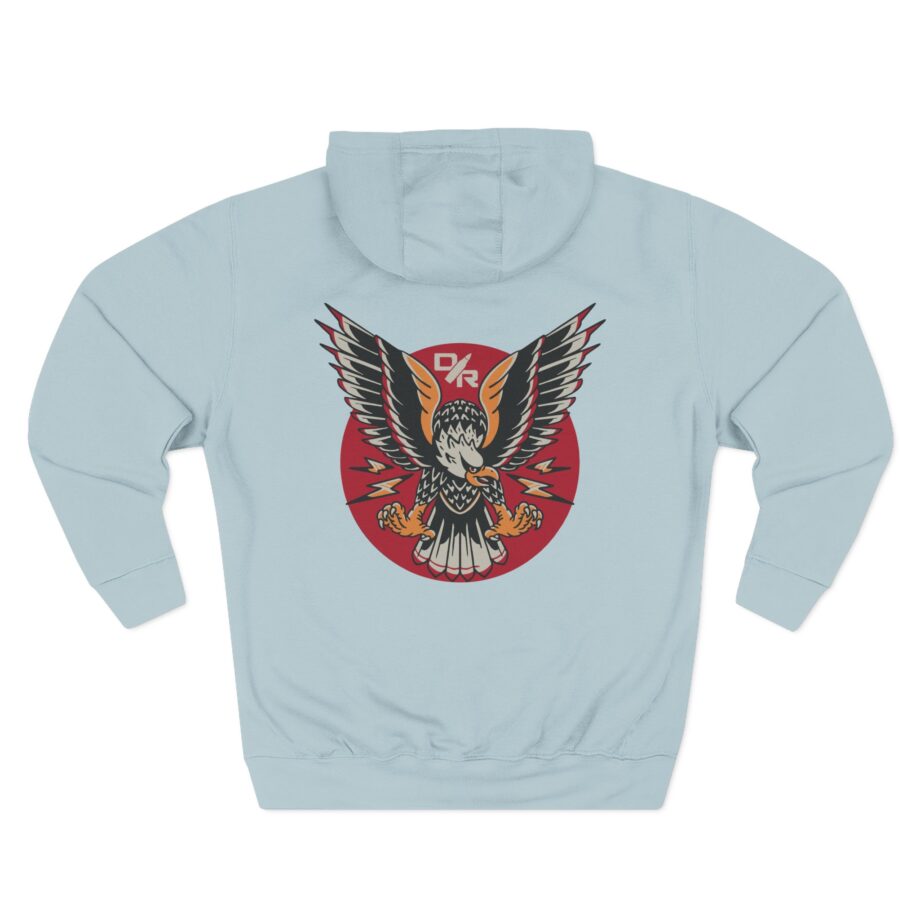 Demolition Ranch Demo Tattoo Eagle Three-Panel Fleece Hoodie