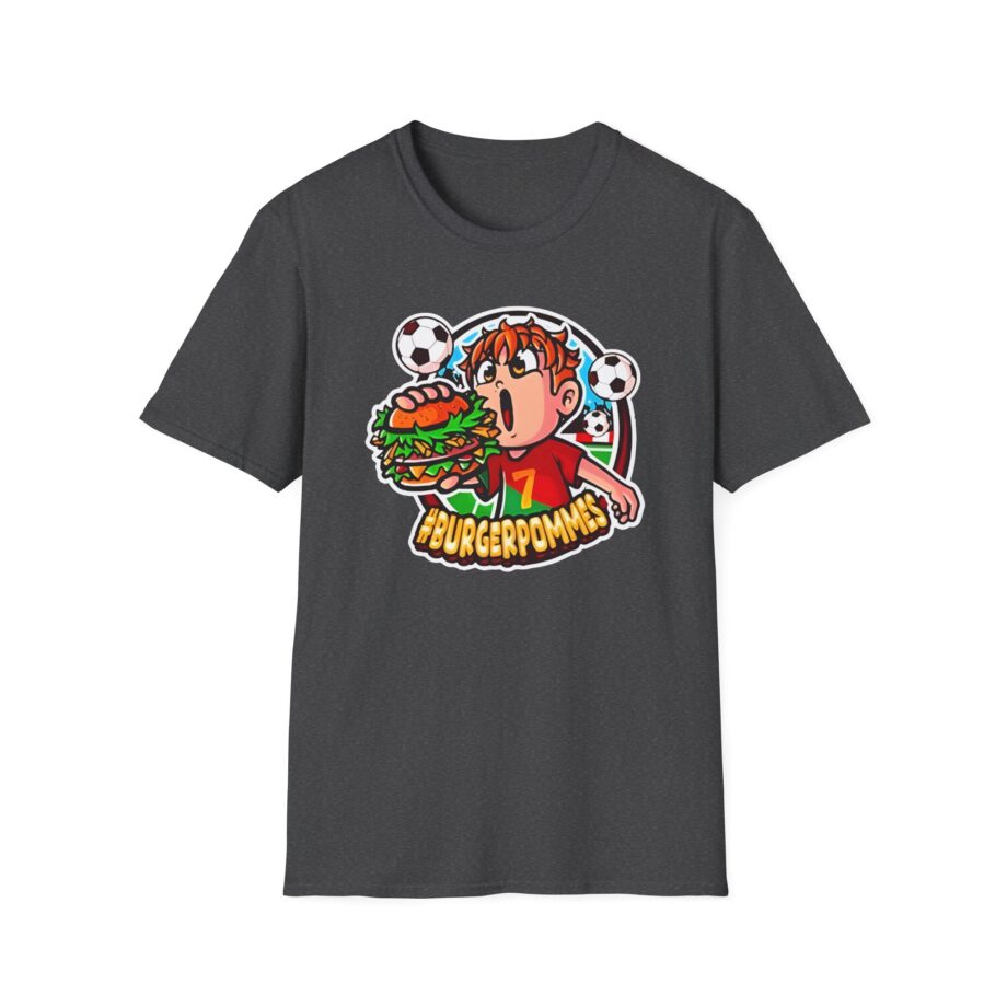 Burger Pommes Unisex Softstyle T-Shirt