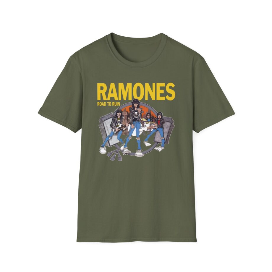 Ramones Ramones I Wanna Be Sedated Unisex Softstyle T-Shirt