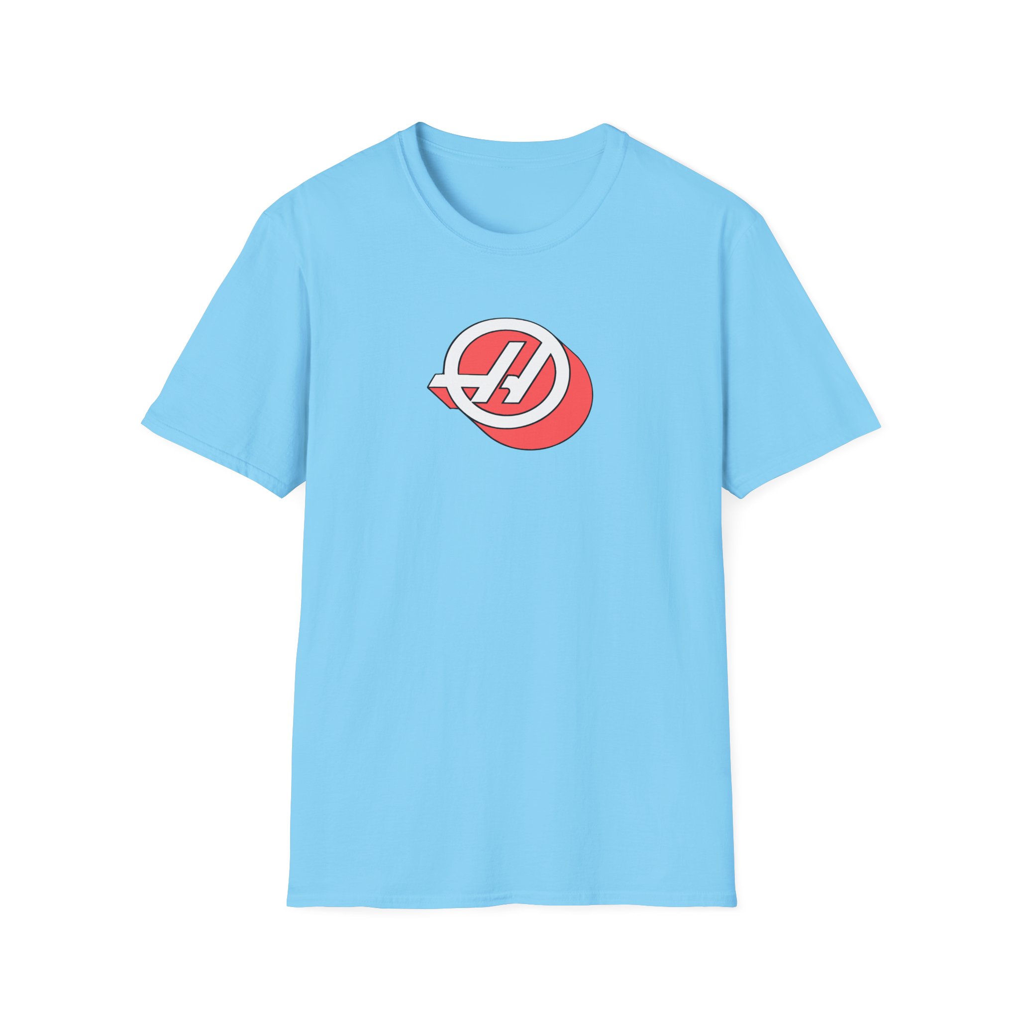 Haas F1 3d Roundel Unisex Softstyle T-Shirt