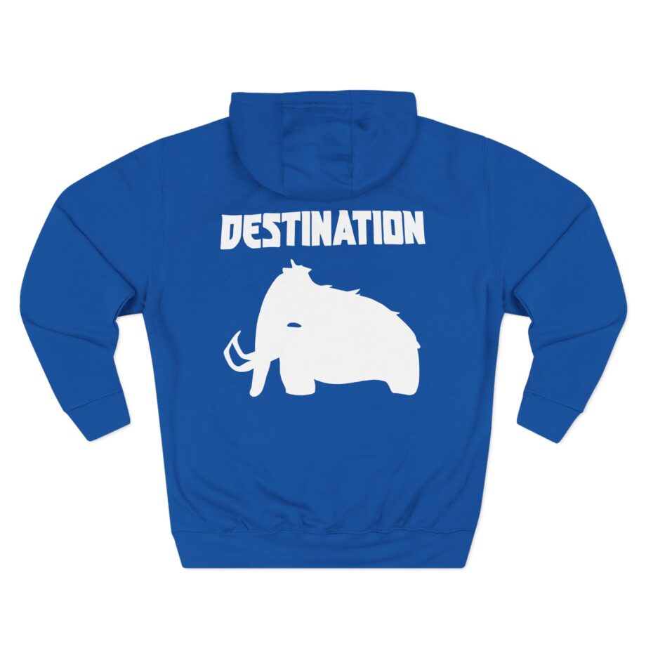 Wooli Destination Three-Panel Fleece Hoodie