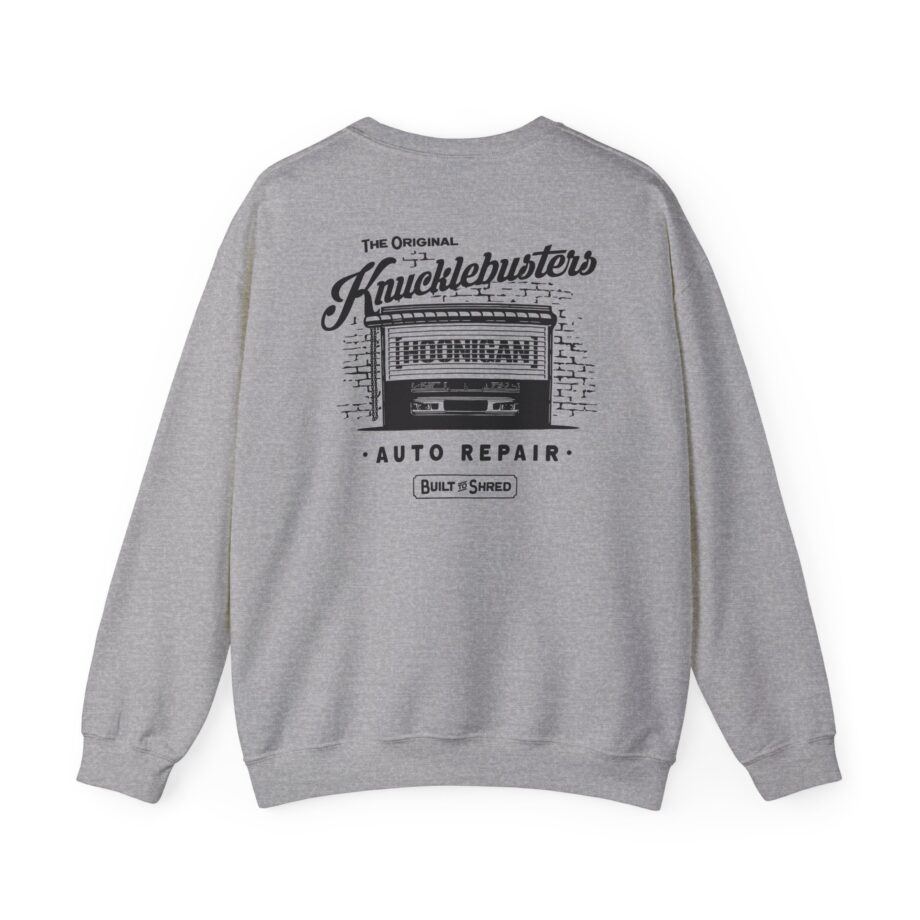 Ken Block Hoonigan Knucklebusters Auto Repair Unisex Heavy Blend™ Crewneck Sweatshirt
