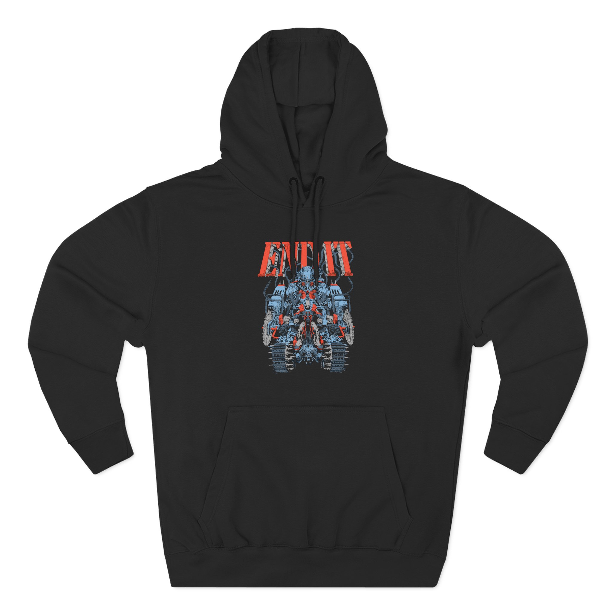 End It Mech Three-Panel Fleece Hoodie