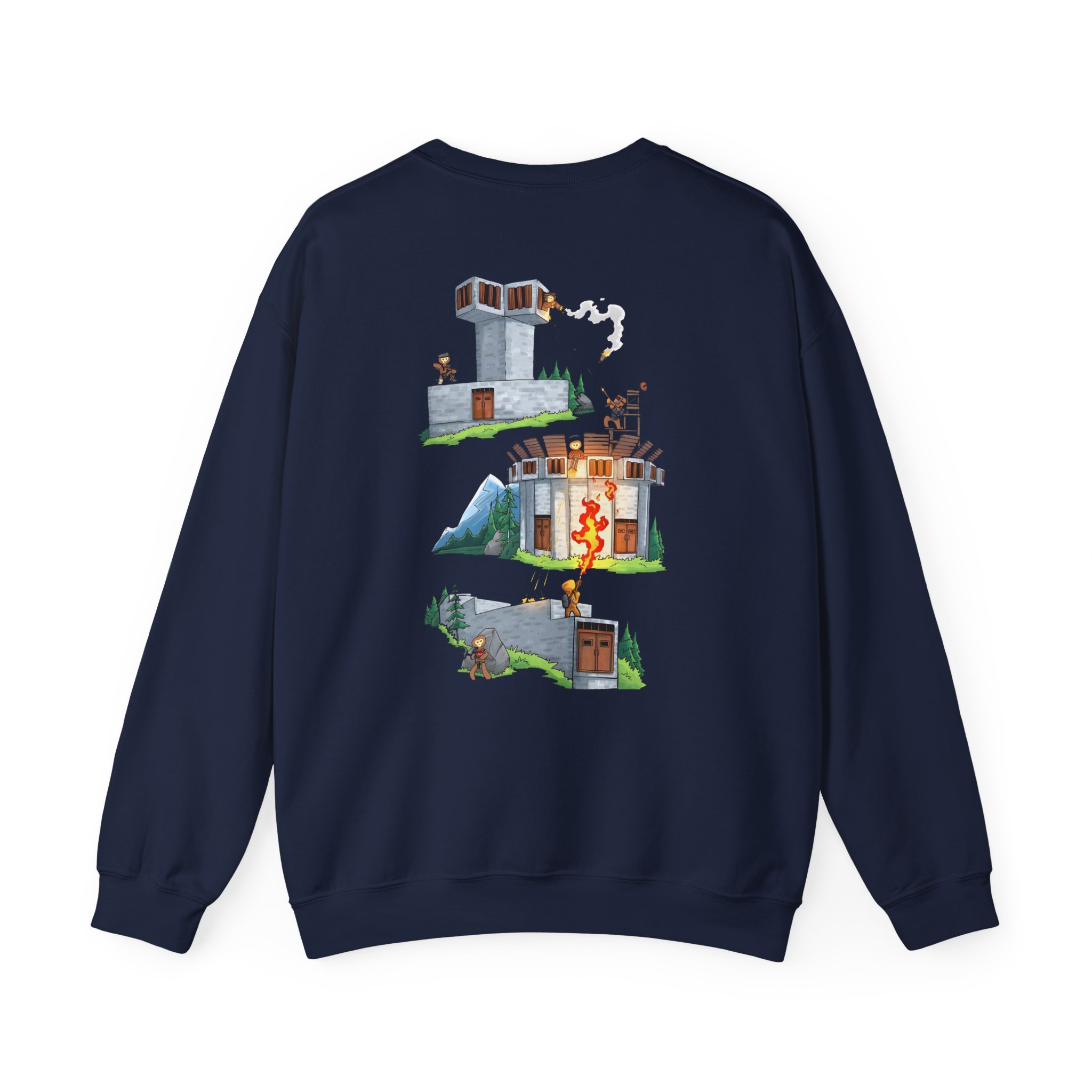 Spoonkid Battlefield Unisex Heavy Blendâ„¢ Crewneck Sweatshirt