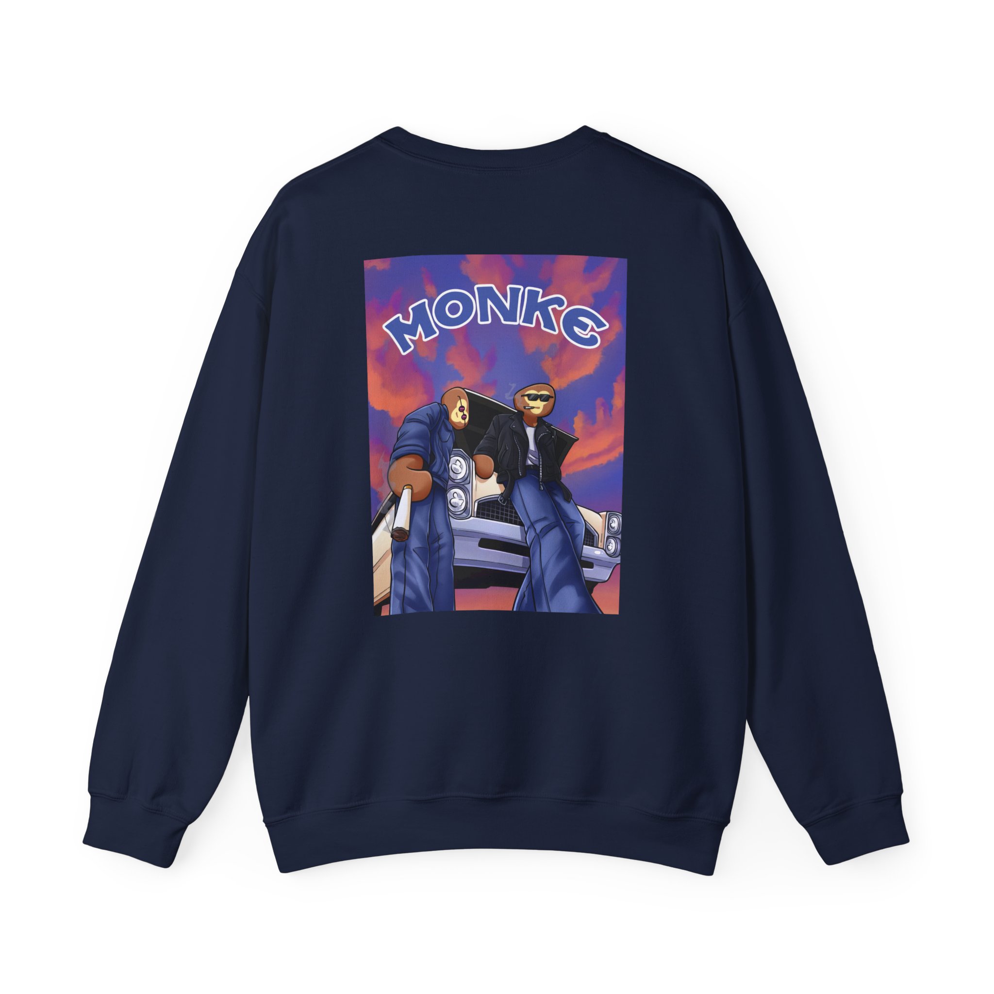 Spoonkid Monke Unisex Heavy Blendâ„¢ Crewneck Sweatshirt