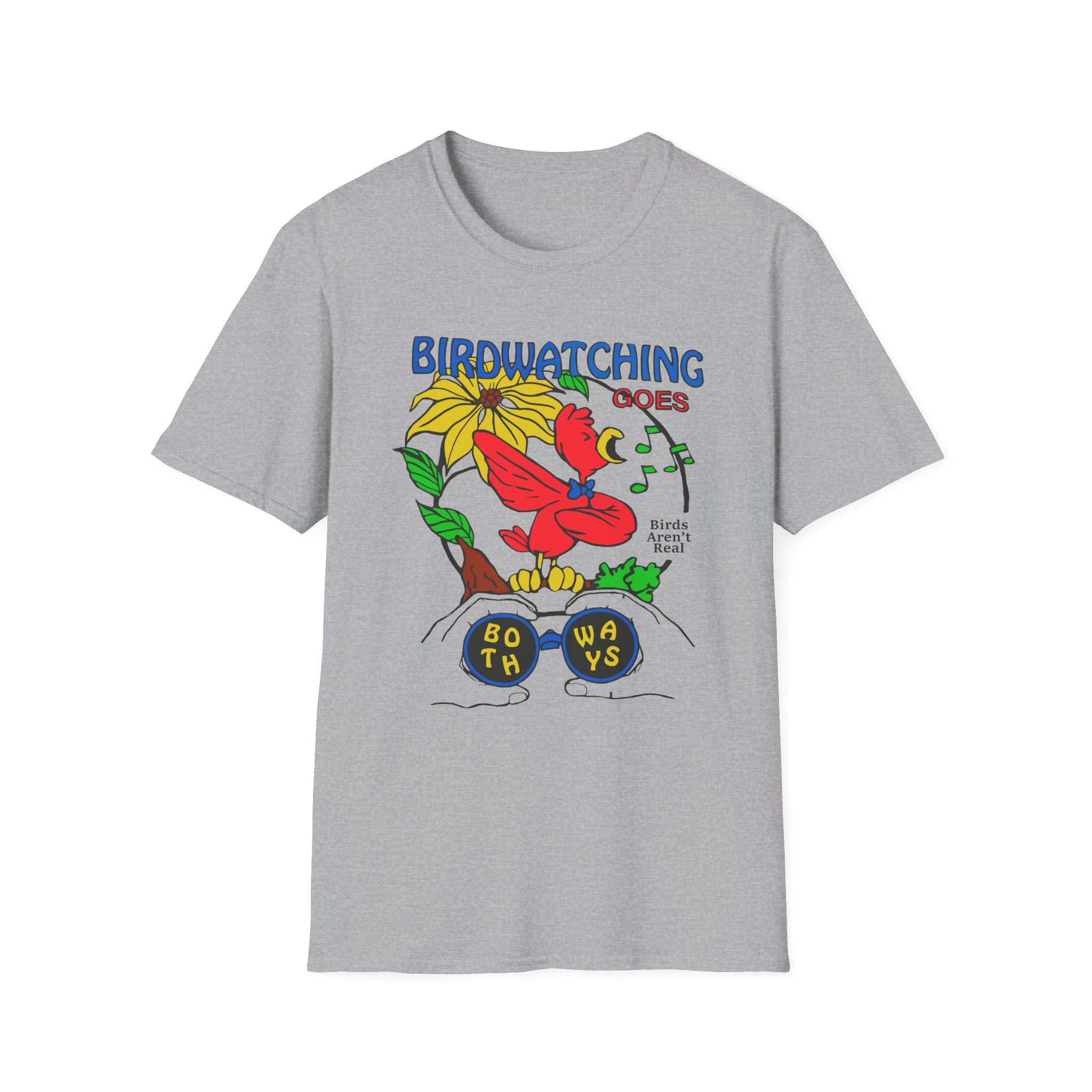 Birds Arent Real Unisex Softstyle T-Shirt