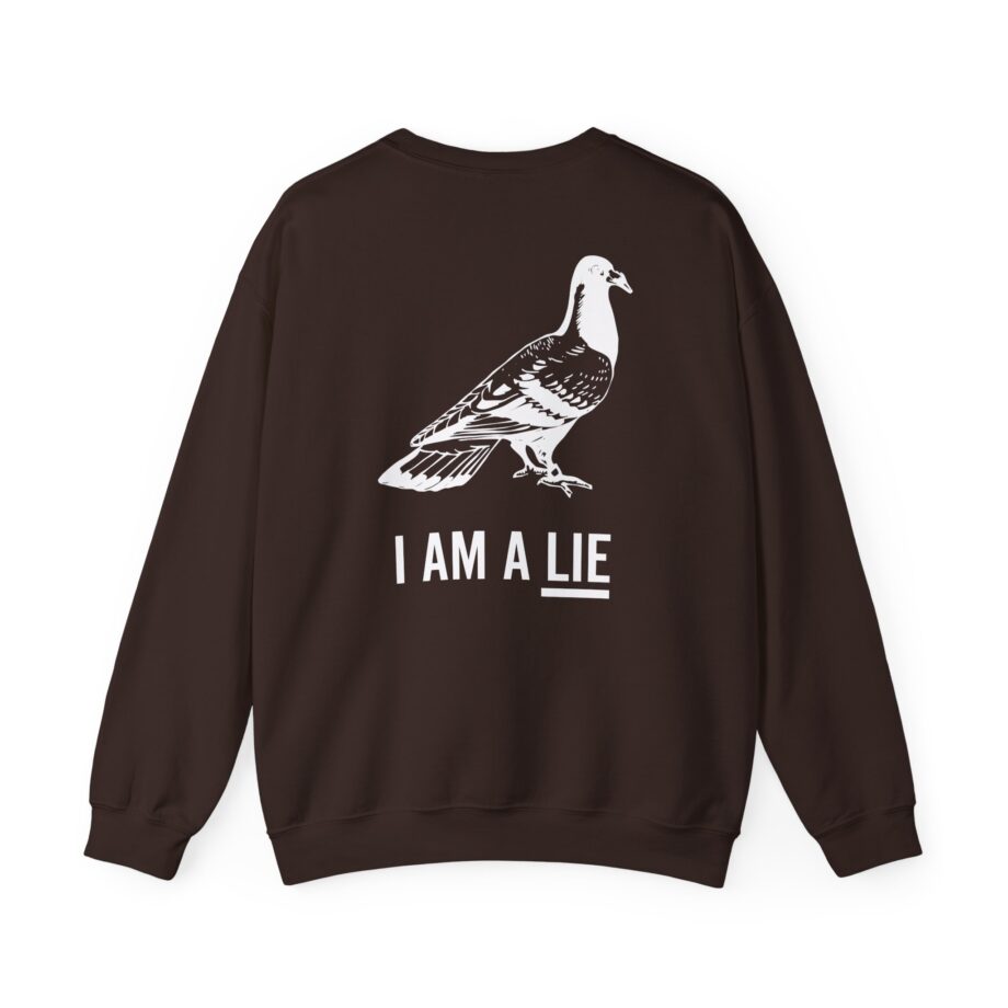 Birds Arent Real I am a Lie Unisex Heavy Blend™ Crewneck Sweatshirt