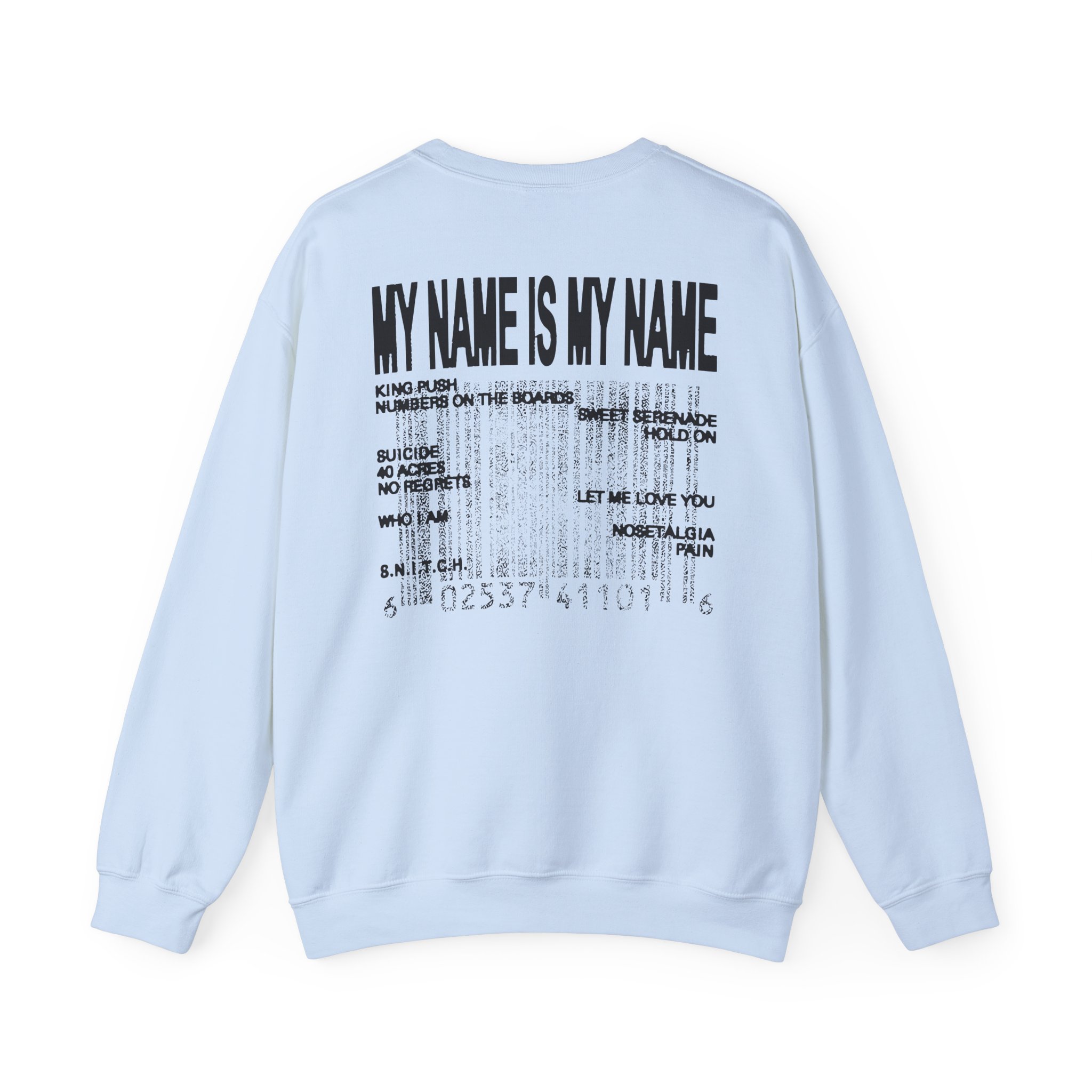Clipse Mnimn Tracklist Unisex Heavy Blendâ„¢ Crewneck Sweatshirt