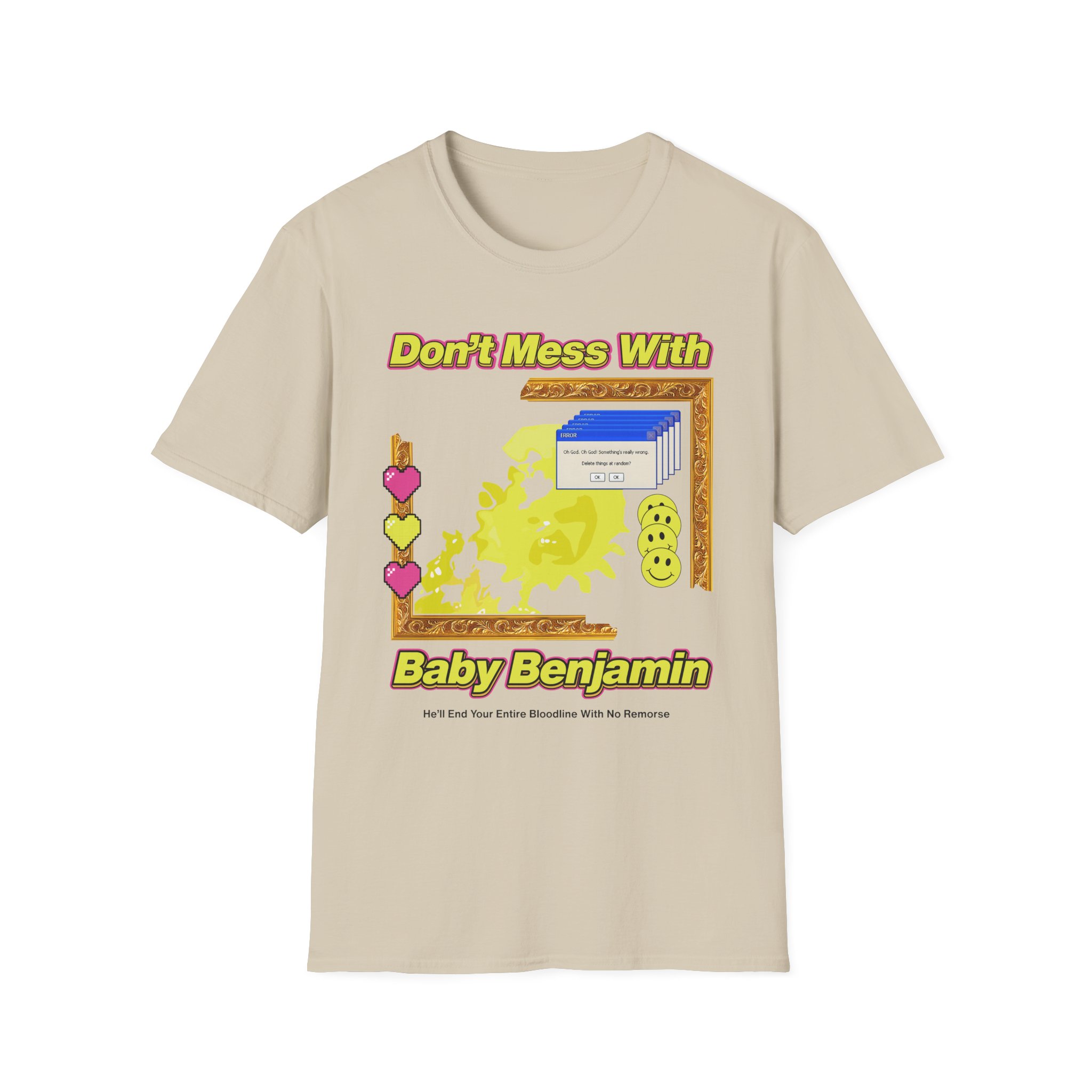 Garrett Watts Don't Mess With Baby Benjamin Unisex Softstyle T-Shirt