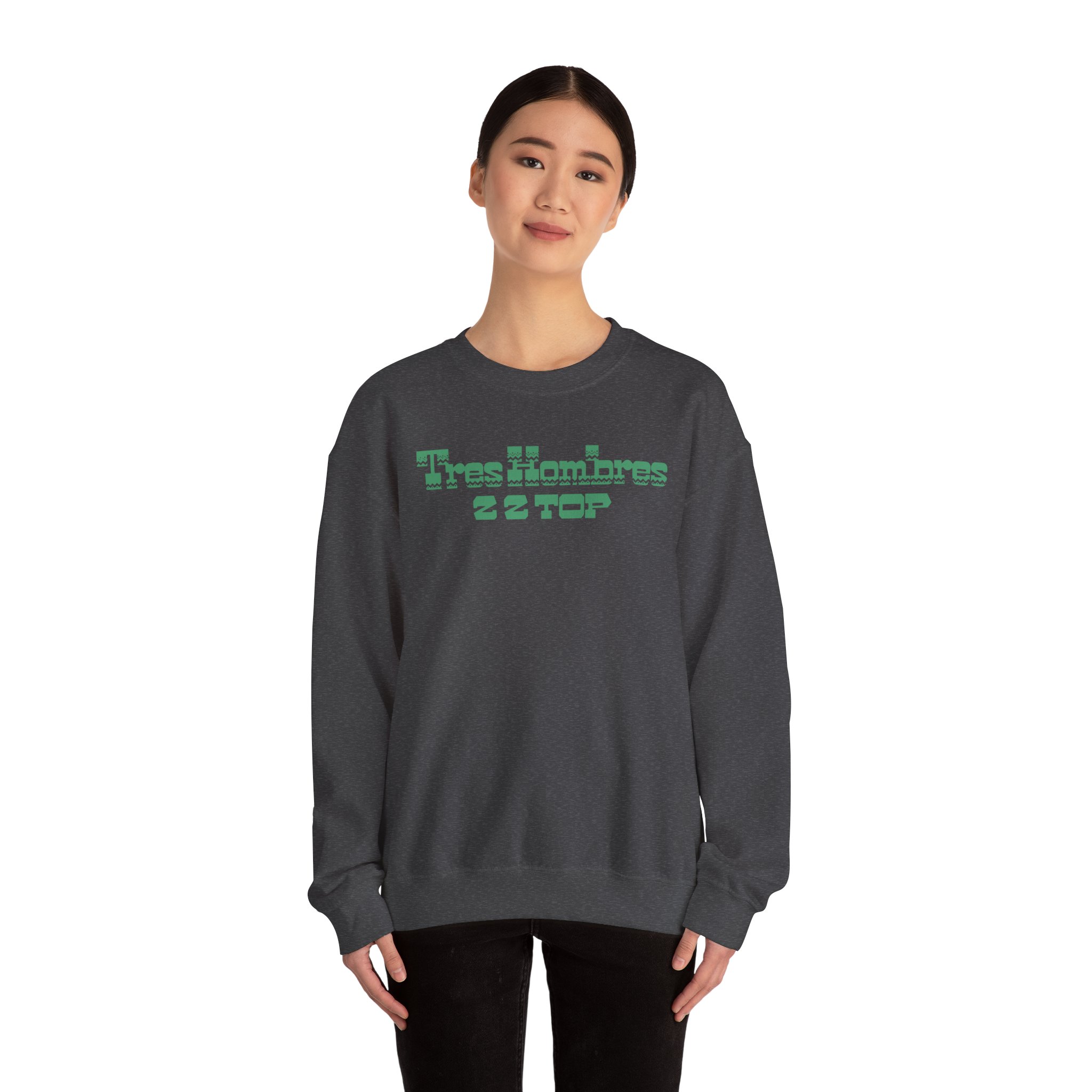 Zz Top Tres Hombres Unisex Heavy Blendâ„¢ Crewneck Sweatshirt