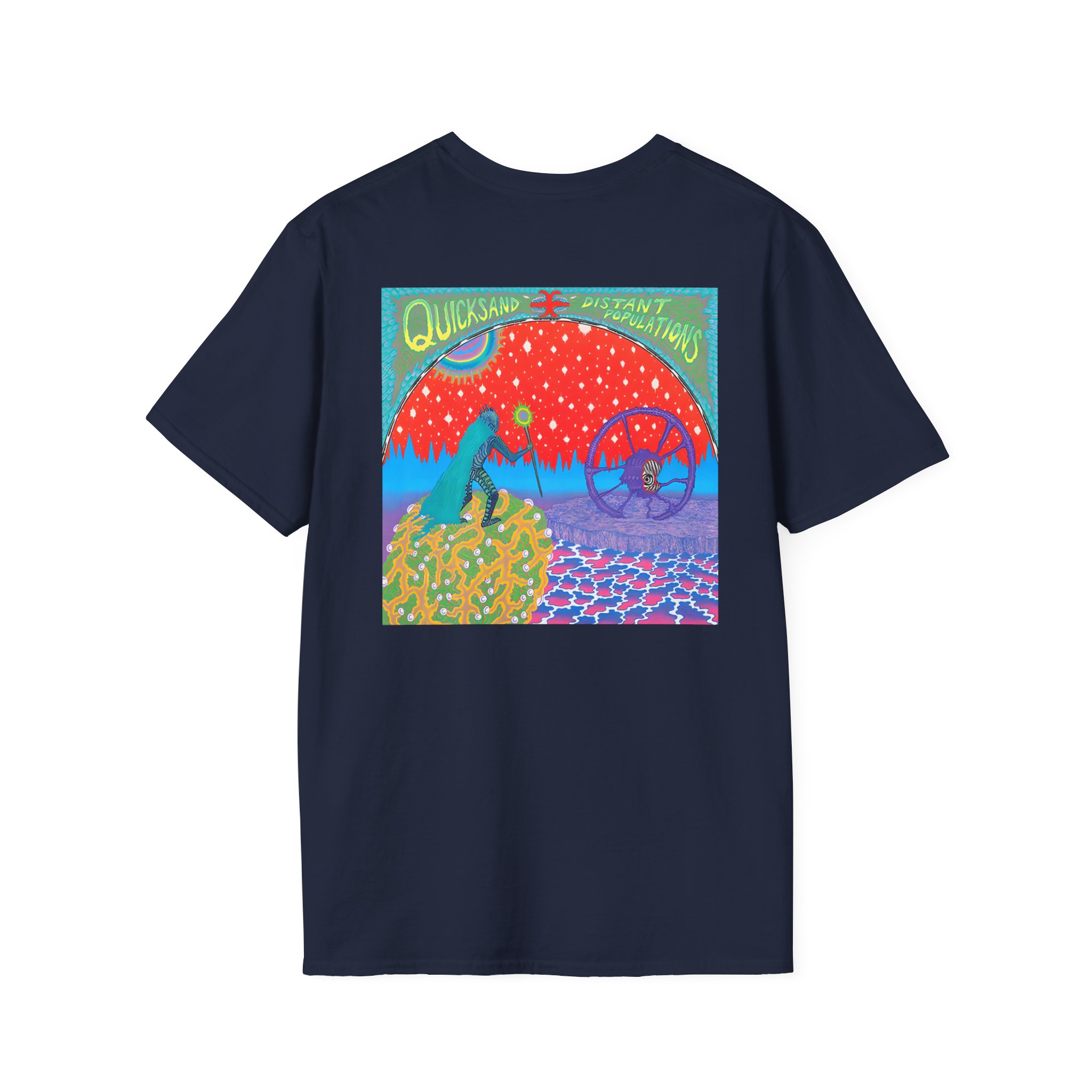 Quicksand Distant Populations Unisex Softstyle T-Shirt
