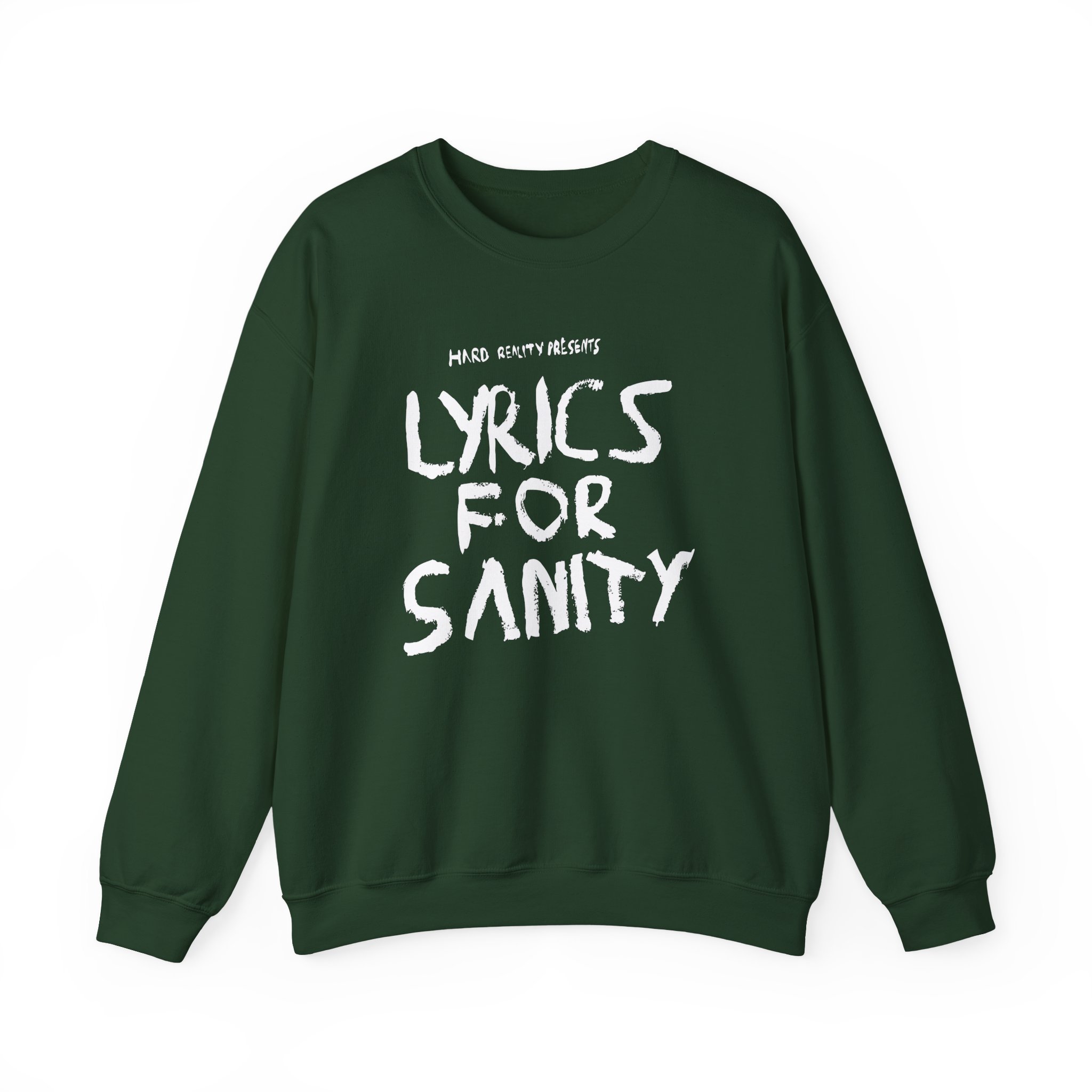 Songer Lyrics for Sanity Unisex Heavy Blendâ„¢ Crewneck Sweatshirt