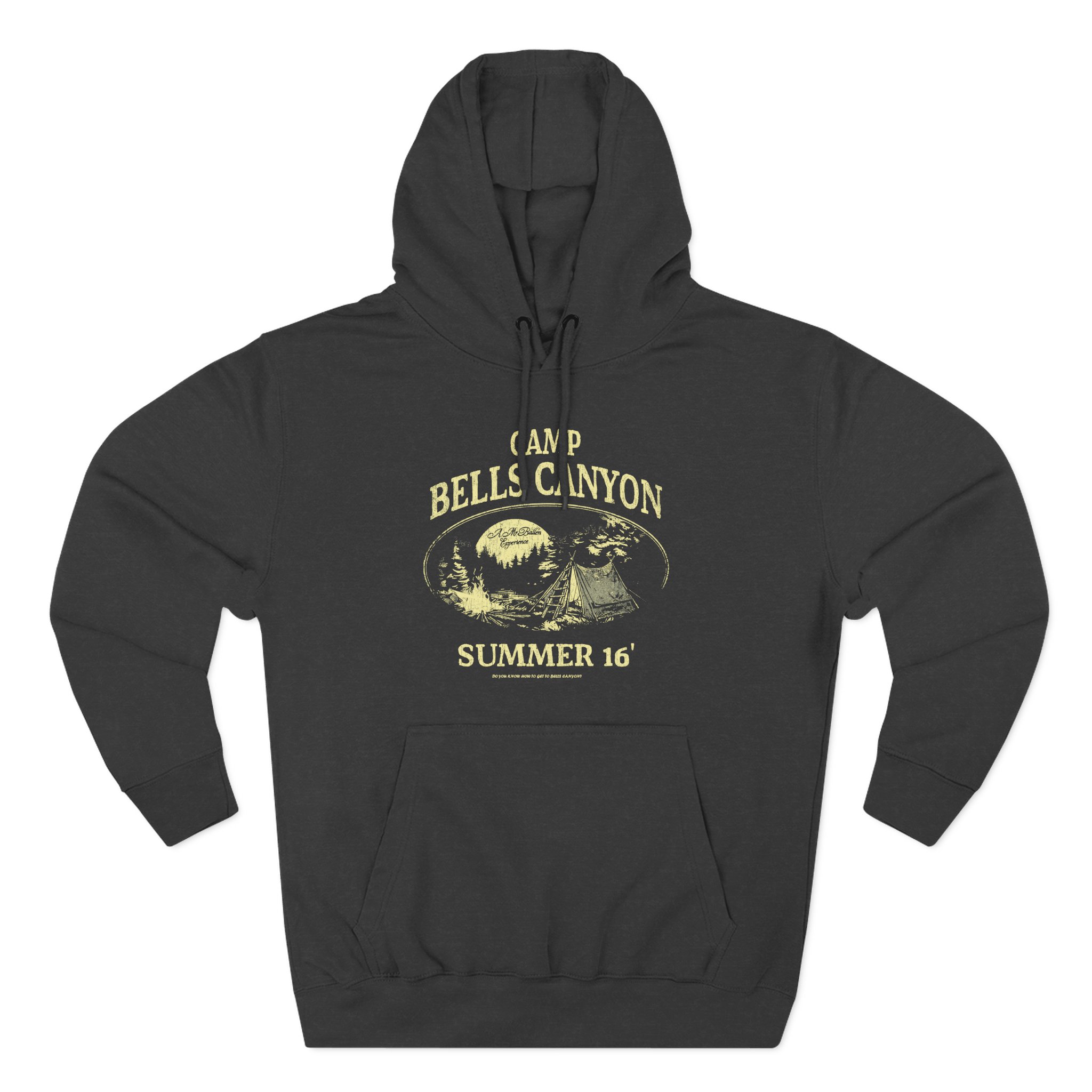 Mrballen Bells Canyon Distressed Three-Panel Fleece Hoodie