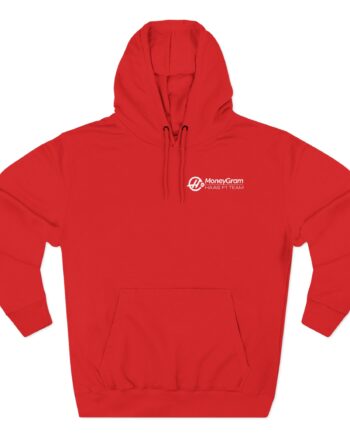 Haas F1 Dynamic Roundel Three-Panel Fleece Hoodie