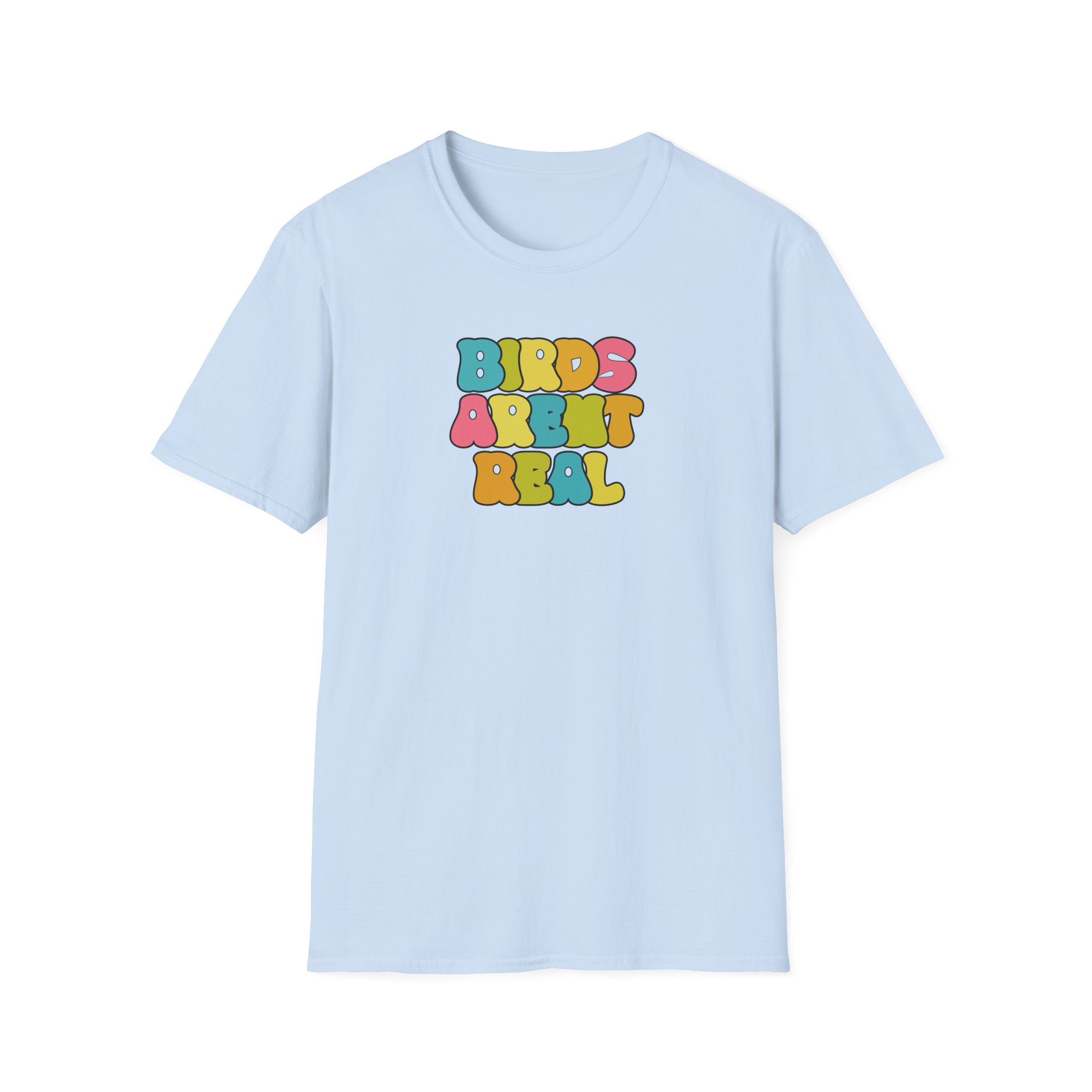 Birds Arent Real Unisex Softstyle T-Shirt