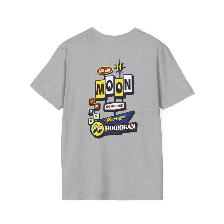 Hoonigan X Mooneyes Moonmotel Unisex Softstyle T-Shirt