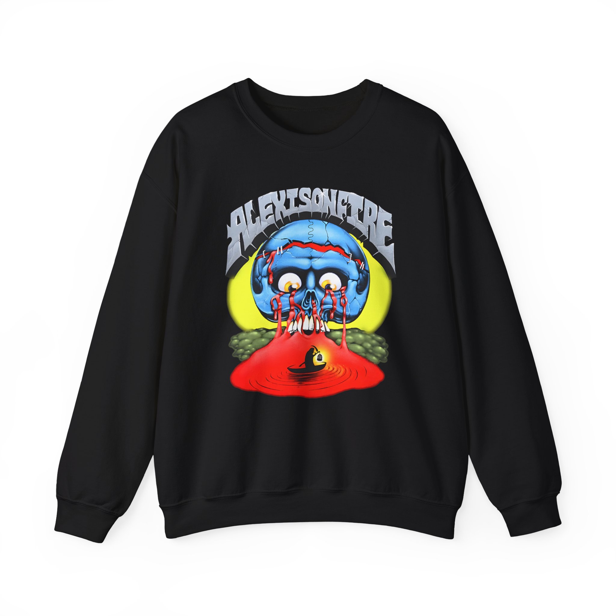 Alexisonfire Skull Island Unisex Heavy Blendâ„¢ Crewneck Sweatshirt