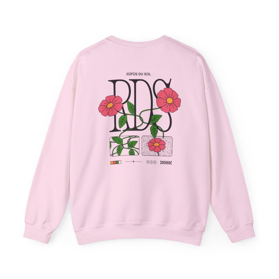 Rufus Du Sol Flower Ecru Unisex Heavy Blend™ Crewneck Sweatshirt