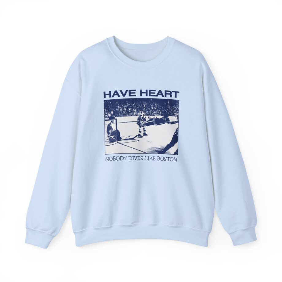 Have Heart Nobody Dives Like Boston Unisex Heavy Blend™ Crewneck Sweatshirt