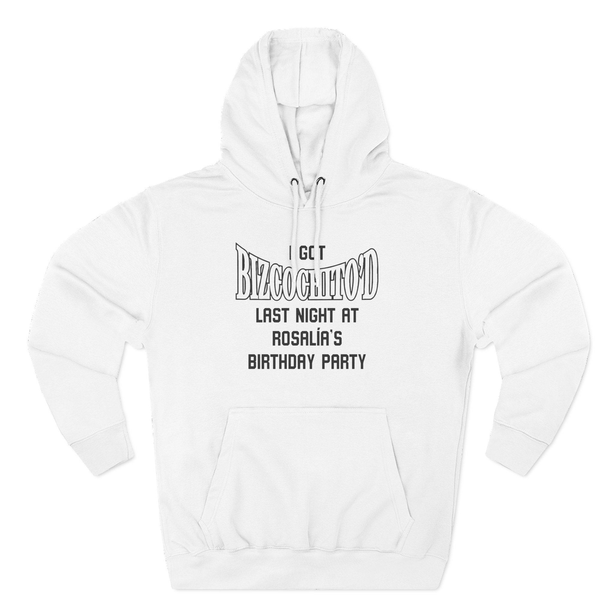 Rosalia Bizcochito'd Three-Panel Fleece Hoodie
