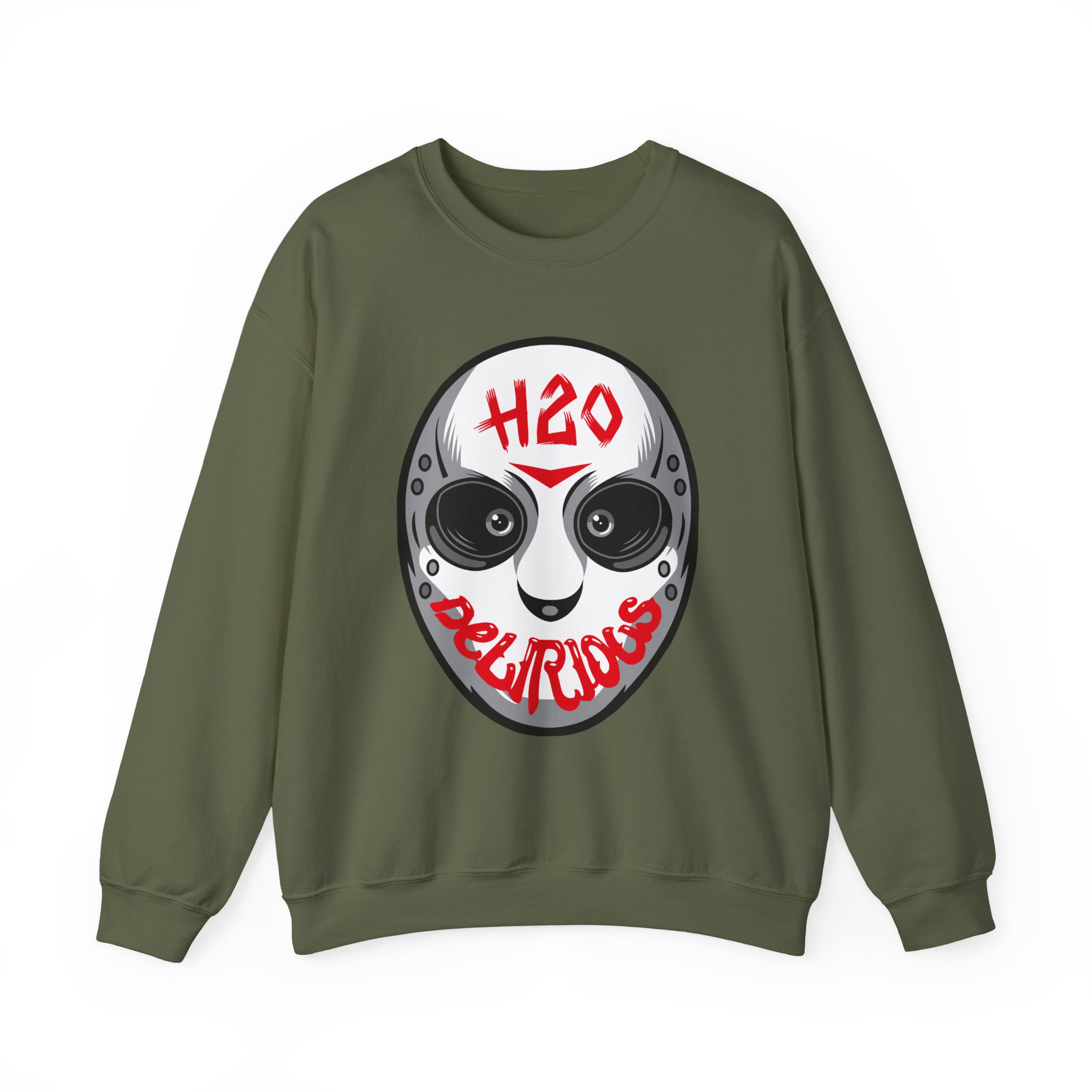 H2odelirious Face Mask Logo Unisex Heavy Blendâ„¢ Crewneck Sweatshirt