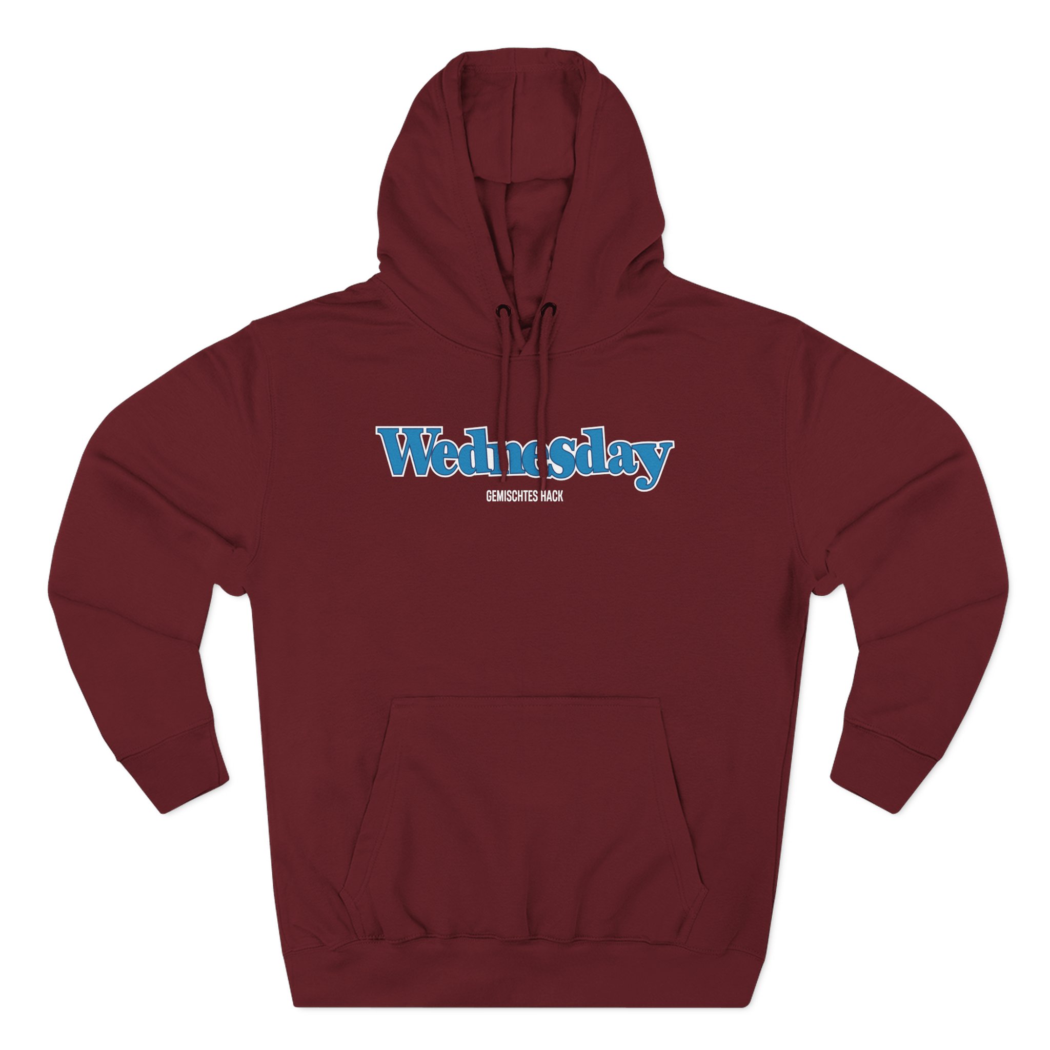 Gemischtes Hack Wednesday Three-Panel Fleece Hoodie