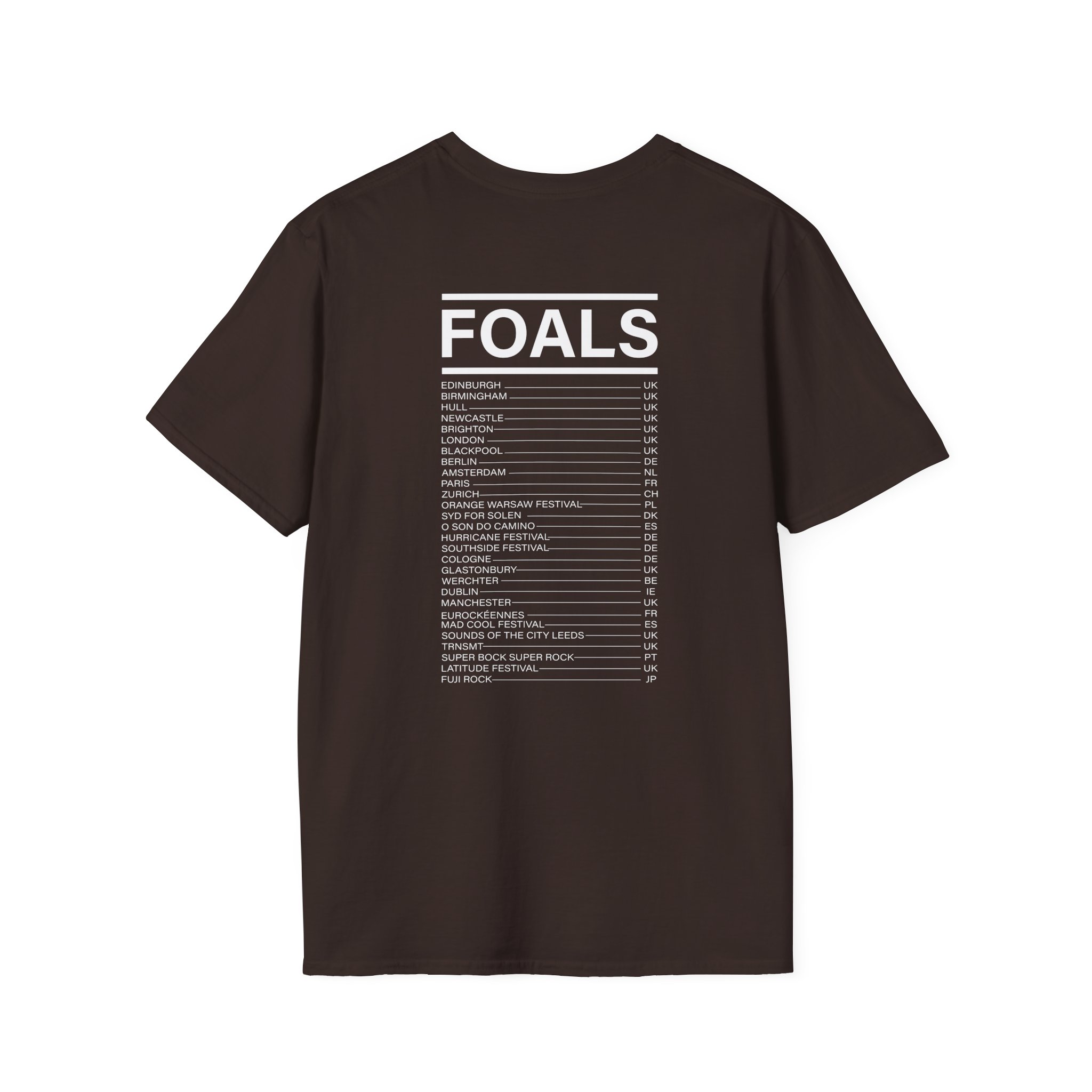 Foals Red Rose Unisex Softstyle T-Shirt