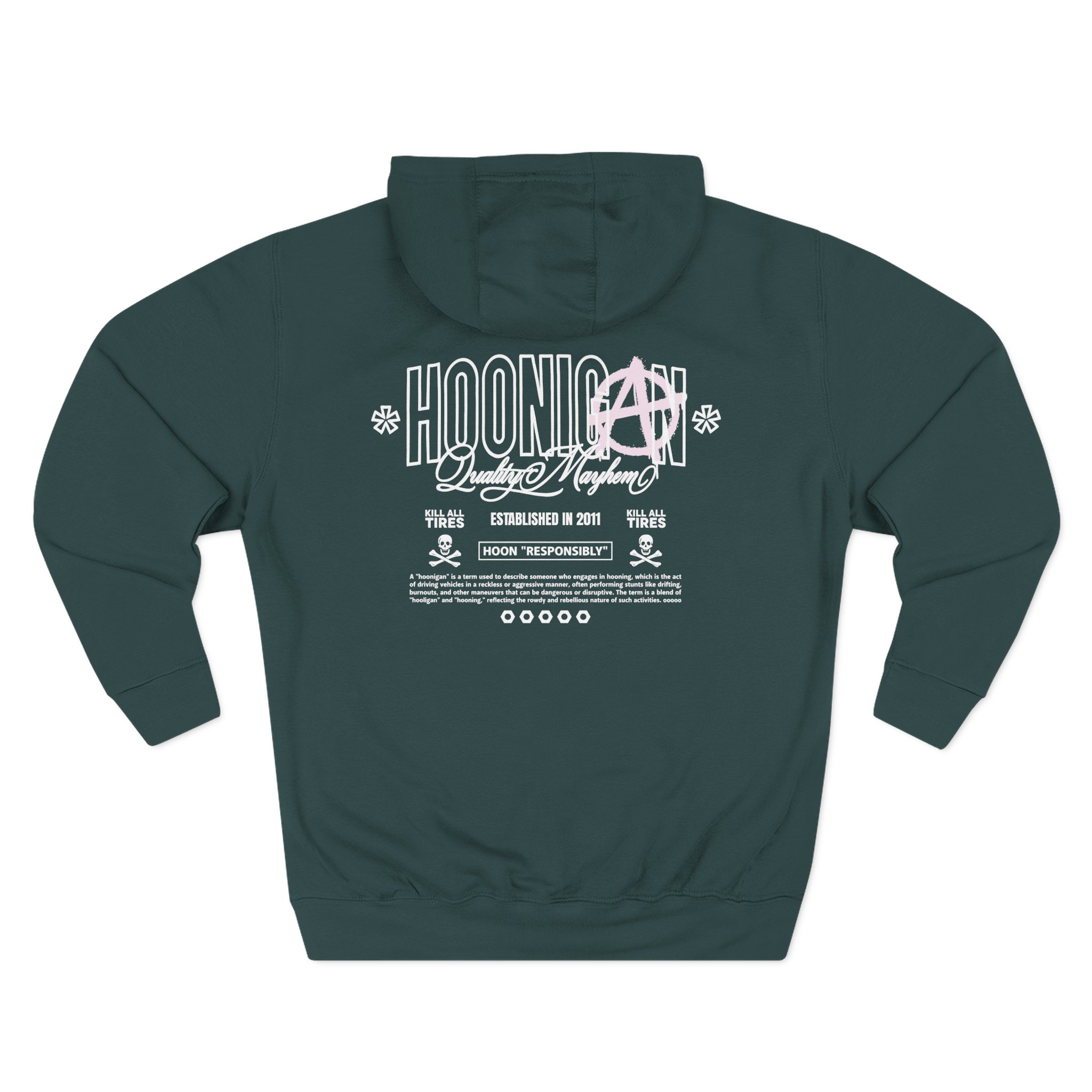 Ken Block Hoonigan Hoonarchy Three-Panel Fleece Hoodie