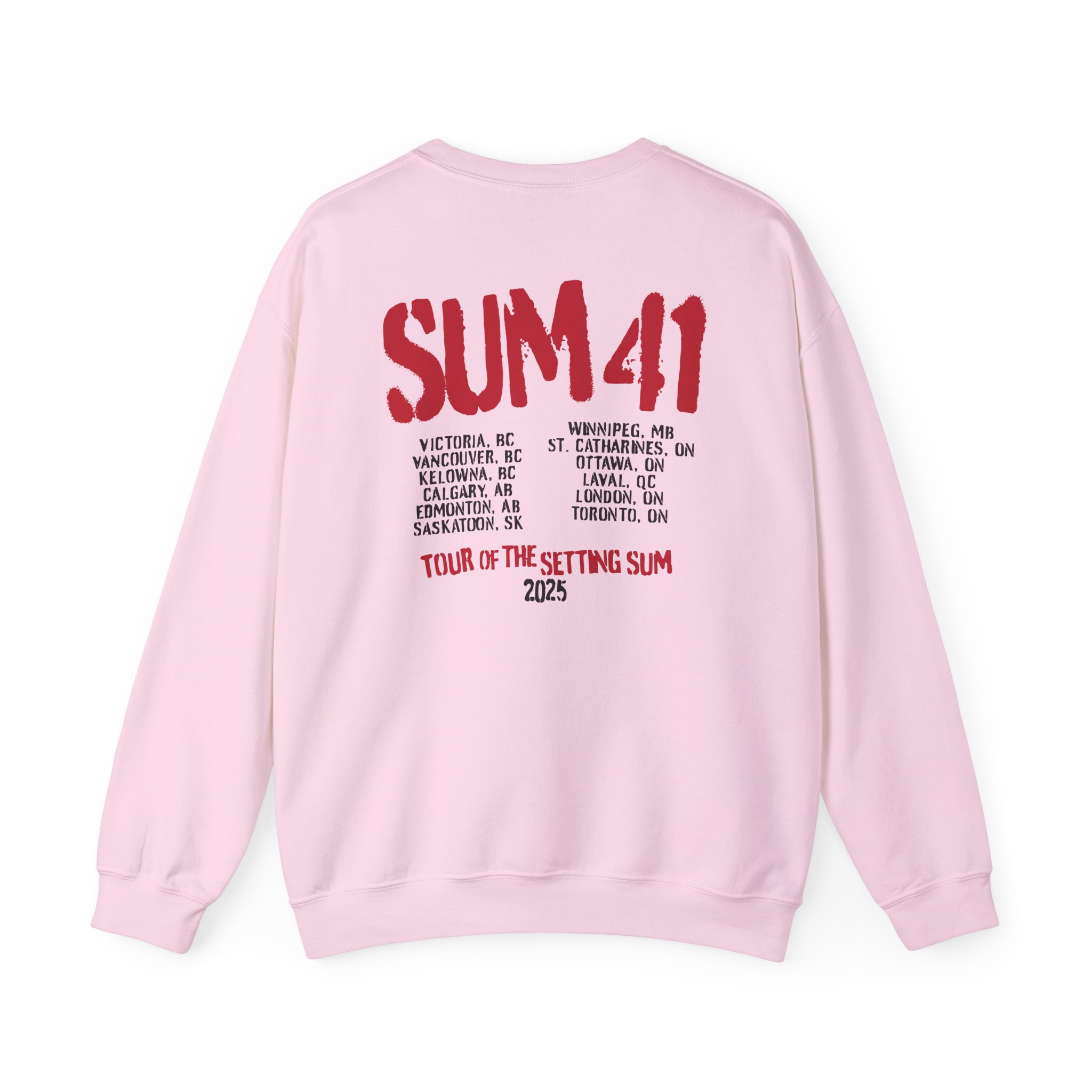 Sum 41 the Final Tour Unisex Heavy Blendâ„¢ Crewneck Sweatshirt