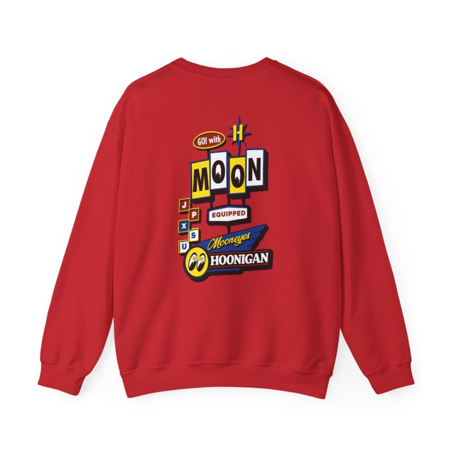 Ken Block Hoonigan X Mooneyes Moonmotel Unisex Heavy Blend™ Crewneck Sweatshirt
