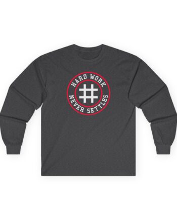 Trevor Bauer Hard Work Never Settles Unisex Ultra Cotton Long Sleeve Tee