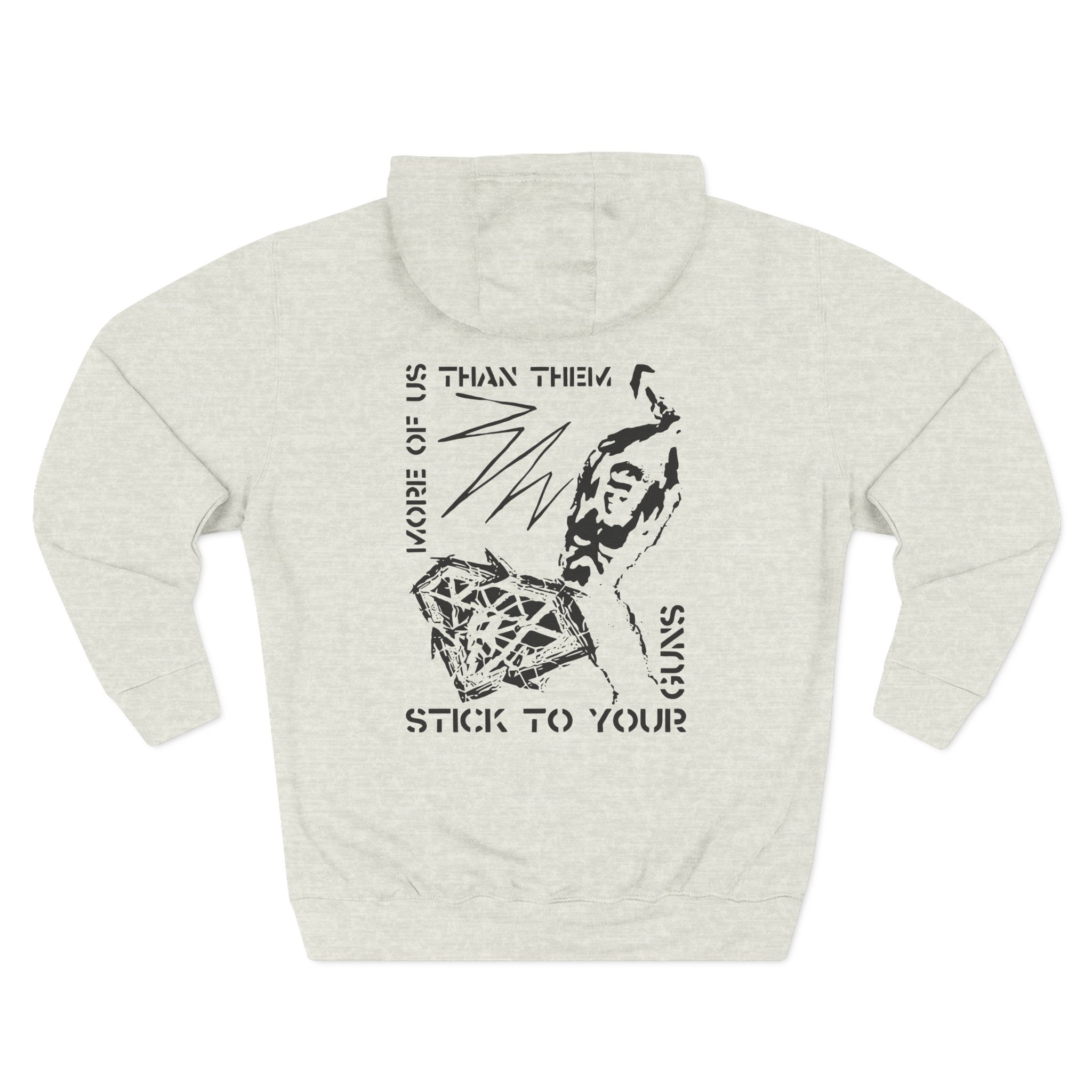 Stick to Your Guns Shatter Three-Panel Fleece Hoodie