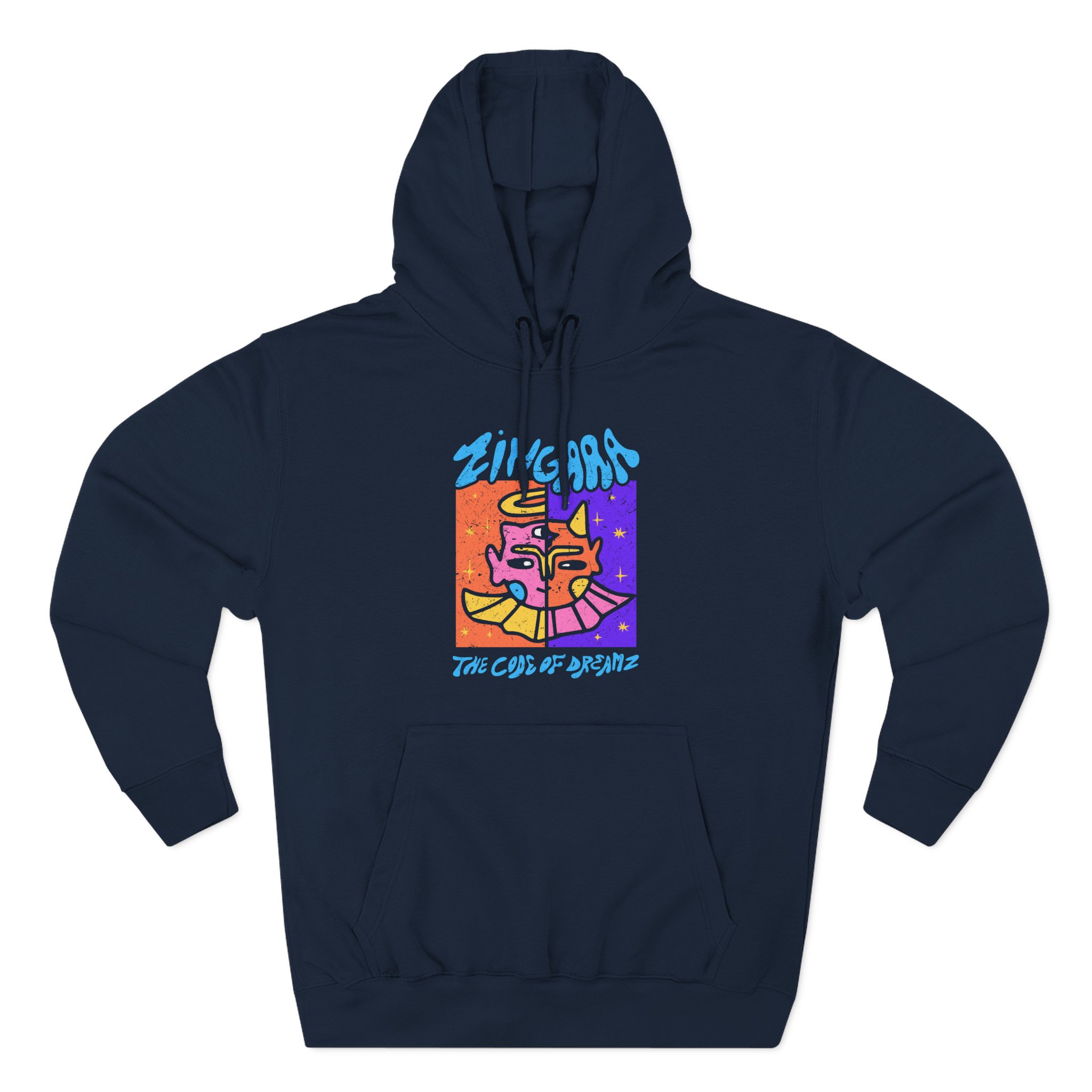 Zingara Good and Evil Three-Panel Fleece Hoodie